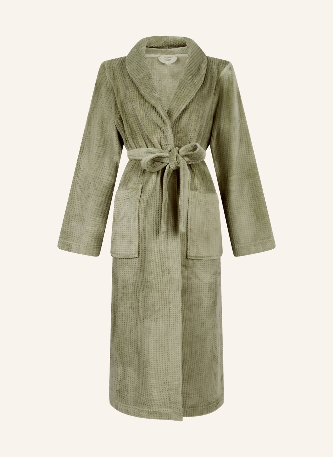 hunkemöller Bademantel FLEECE: GRÜN