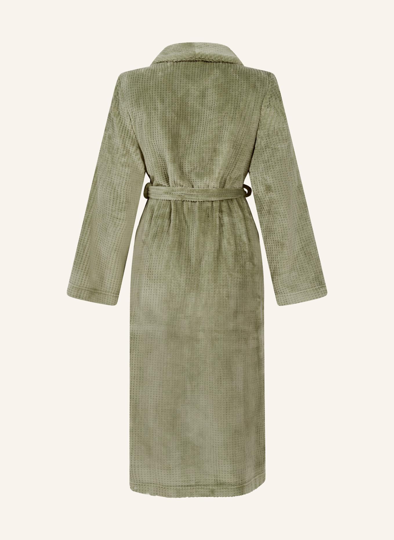 hunkemöller Bademantel FLEECE: GRÜN