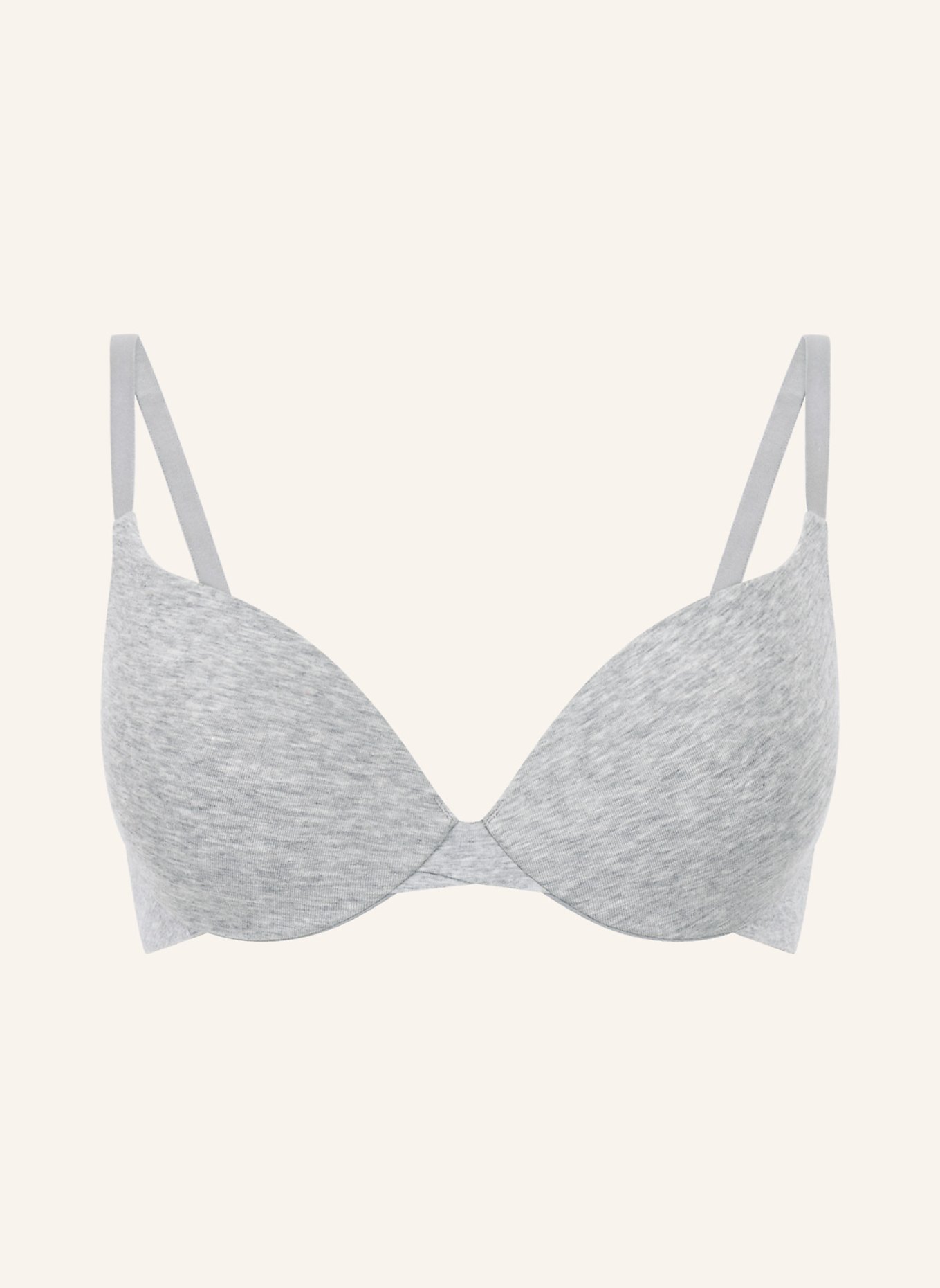 hunkemöller Push-Up-BH COTTON: GRAU