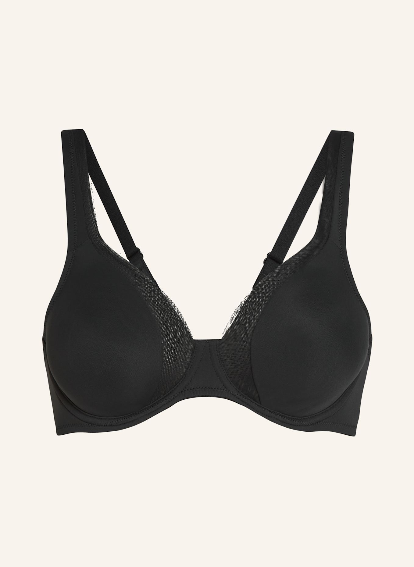 hunkemöller Bügel-BH MESH: SCHWARZ