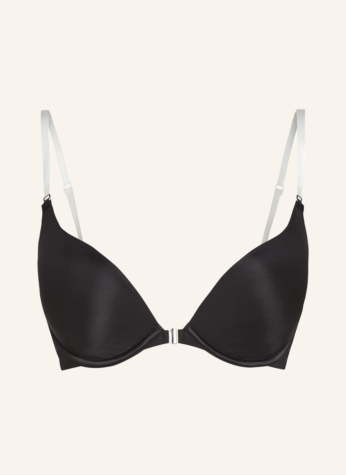hunkemöller Push-Up-BH TRANSPARANT SOLUTION: SCHWARZ