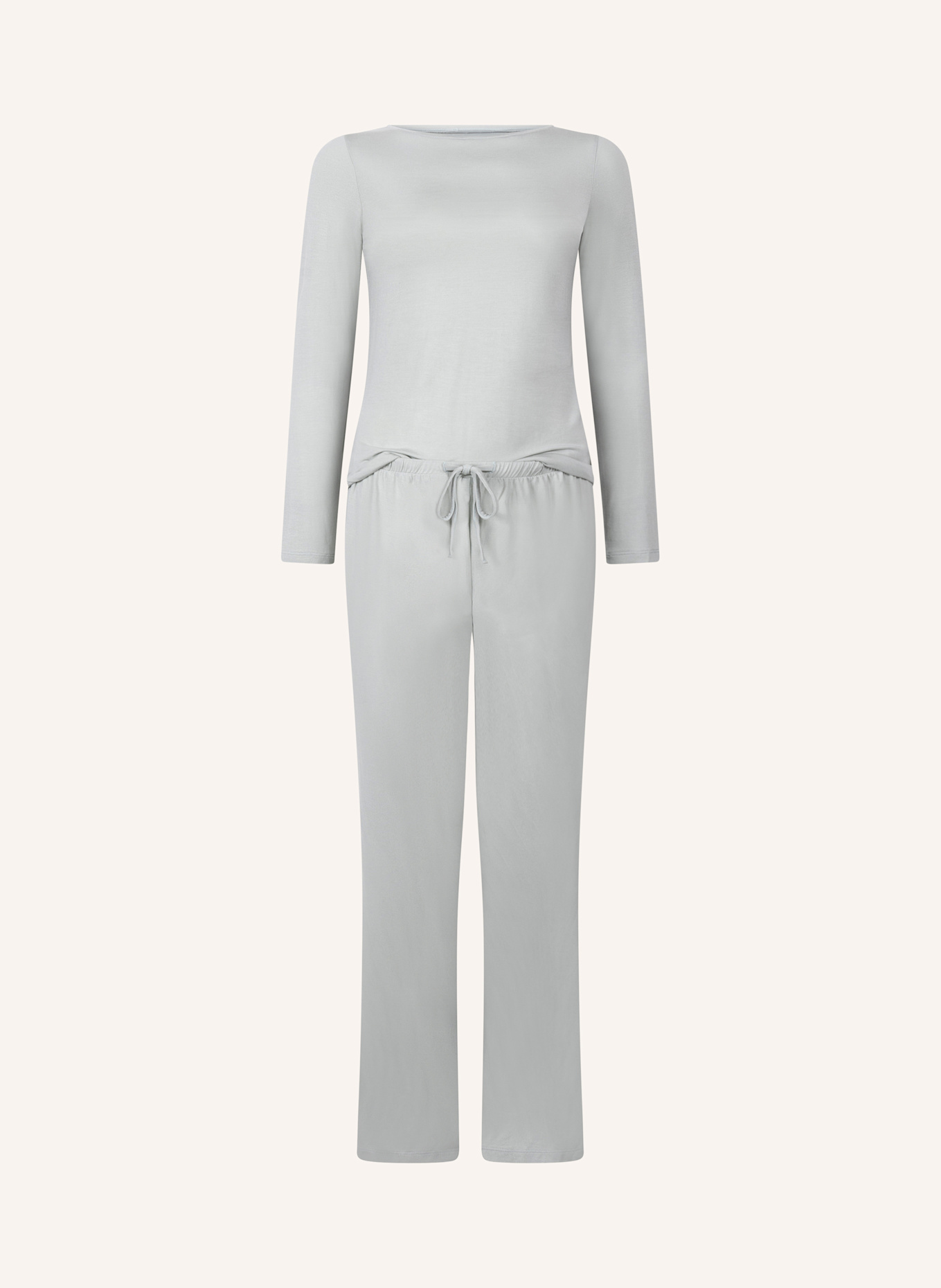 hunkemöller Schlafanzug JERSEY: GRAU