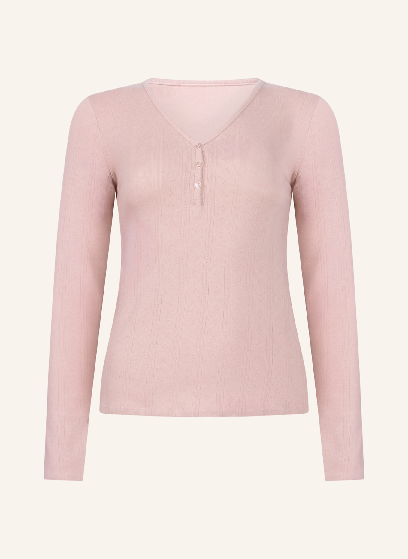 hunkemöller Jacke LANGARM HENLEY: PINK