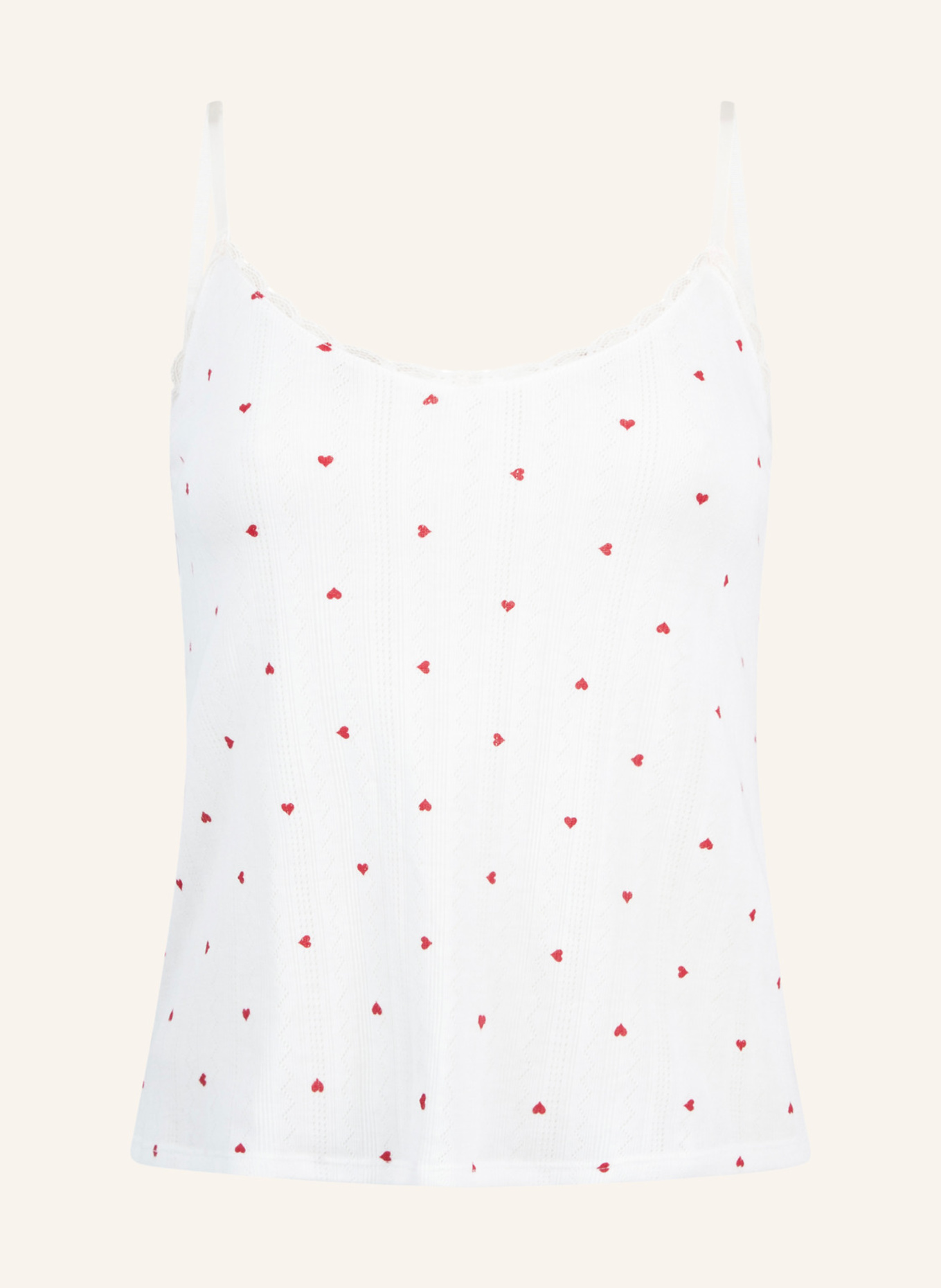 hunkemöller Top POINTELLE: WEISS