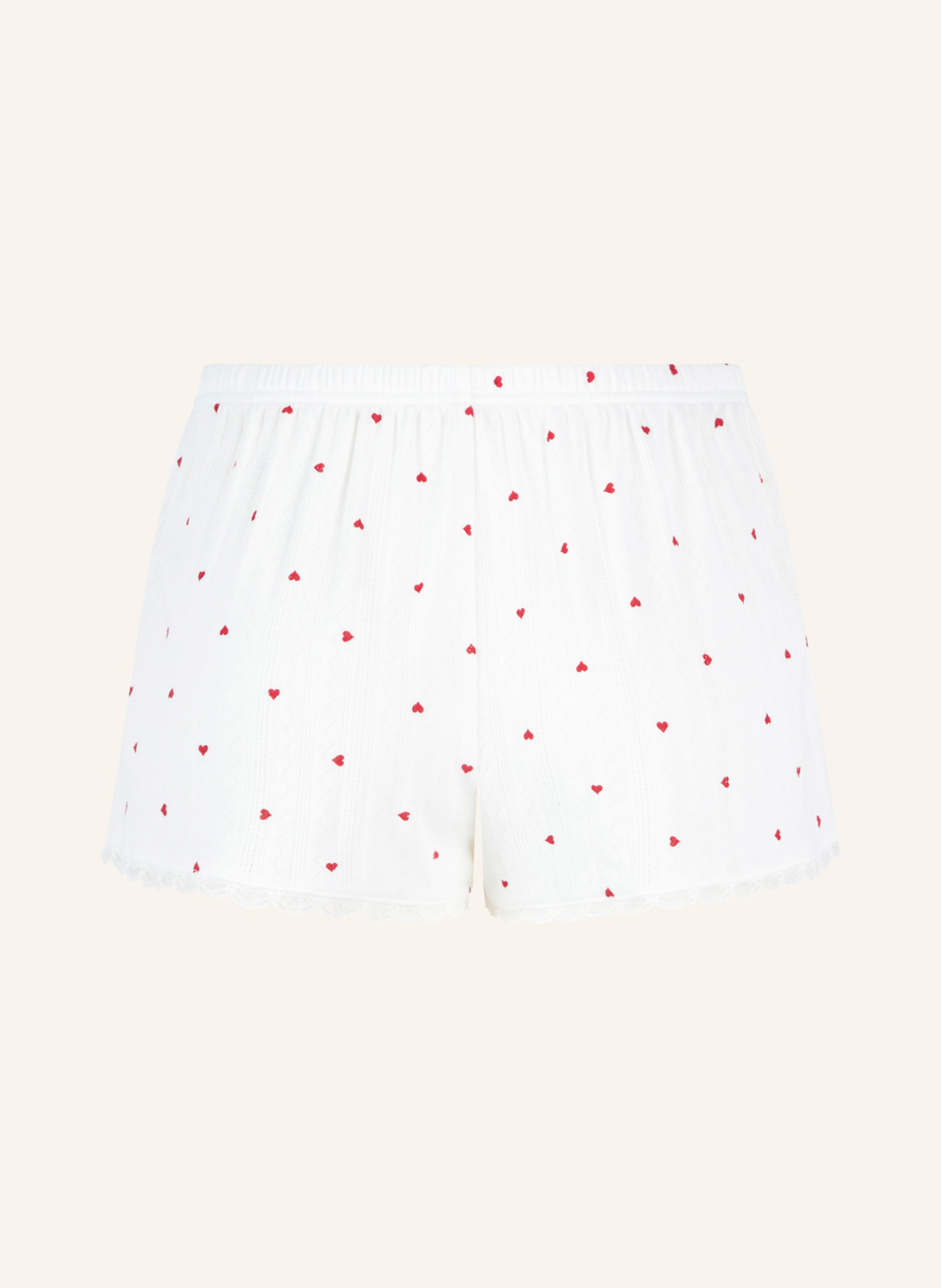 hunkemöller Shorts POINTELLE: WEISS