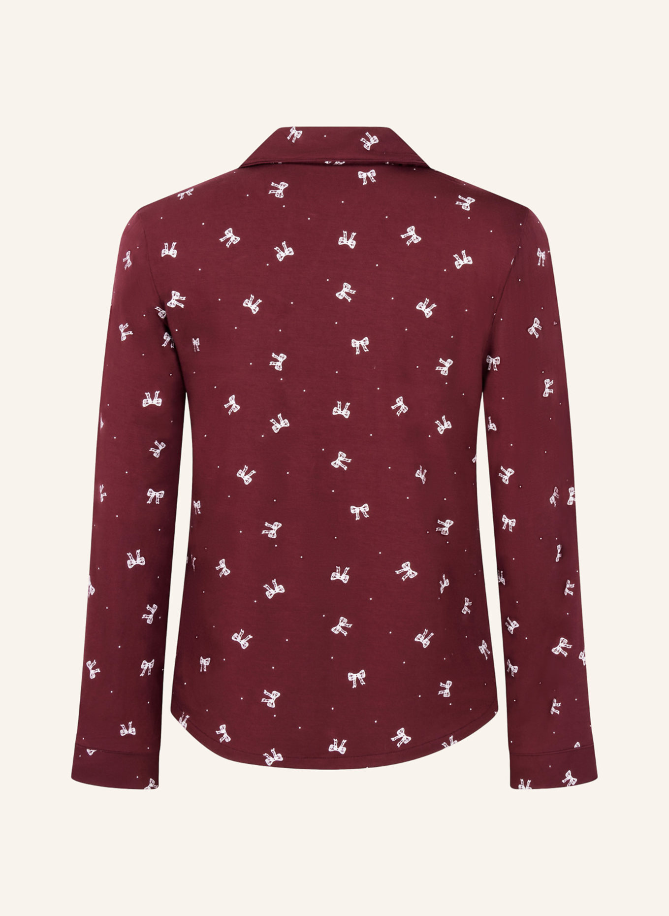 hunkemöller Pyjama-Jacke JERSEY ESSENTIAL: LILA