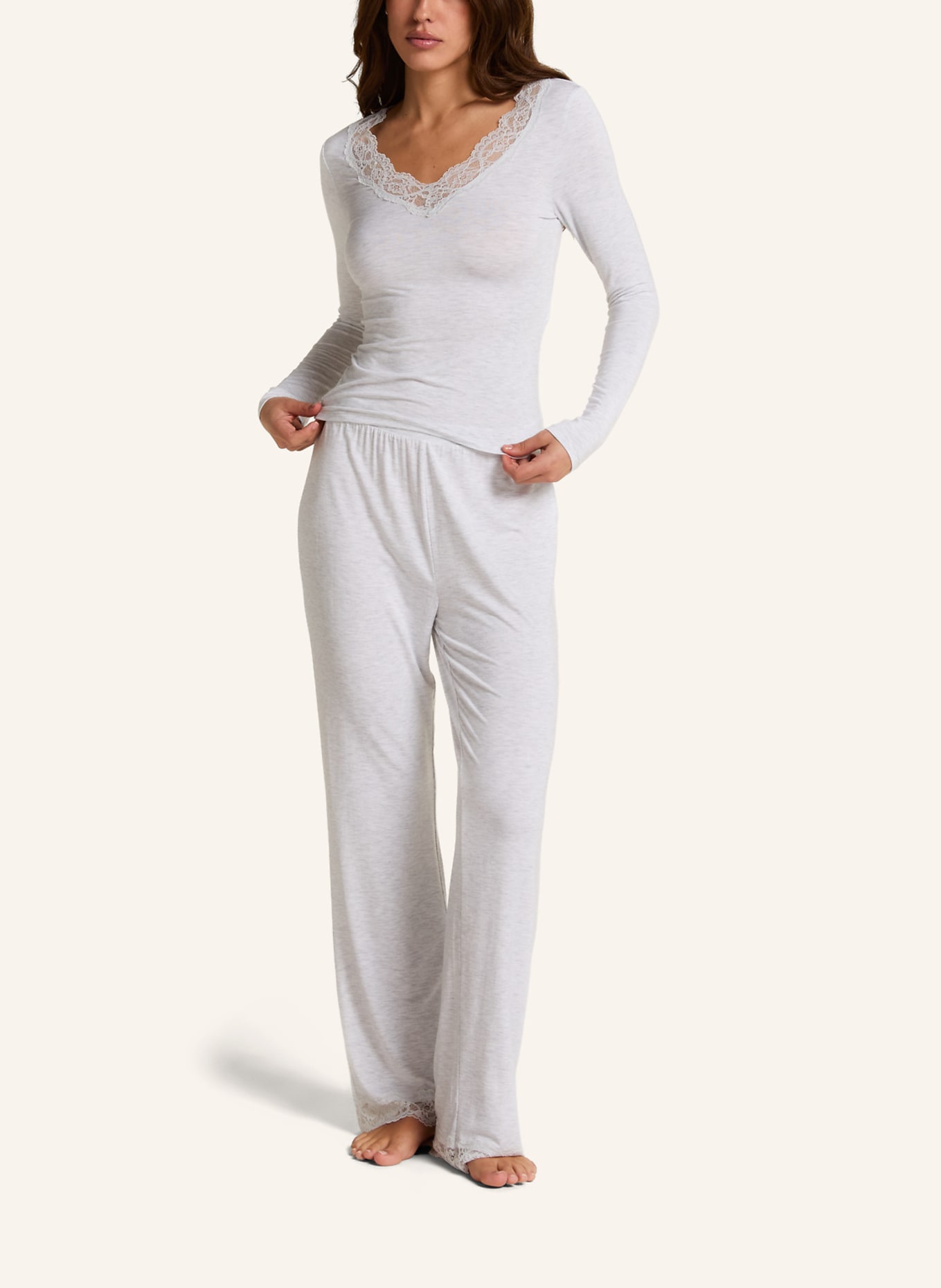 hunkemöller Schlafanzug NANA: GRAU