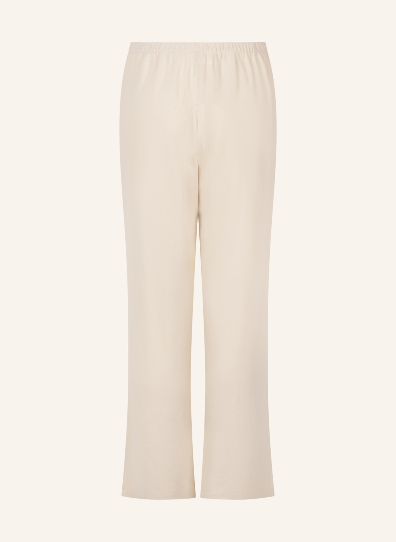 hunkemöller Schlafhose BRUSHED JERSEY: WEISS