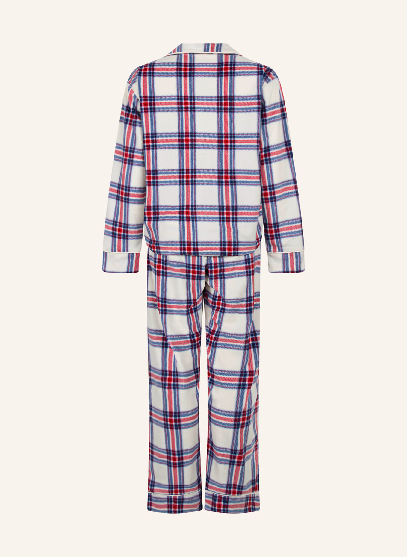 hunkemöller Schlafanzug FLEECE: WEISS