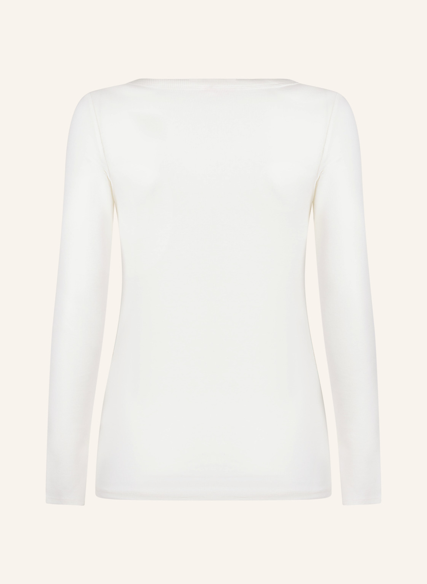 hunkemöller Schlafshirt CREW RIB COTTON: WEISS