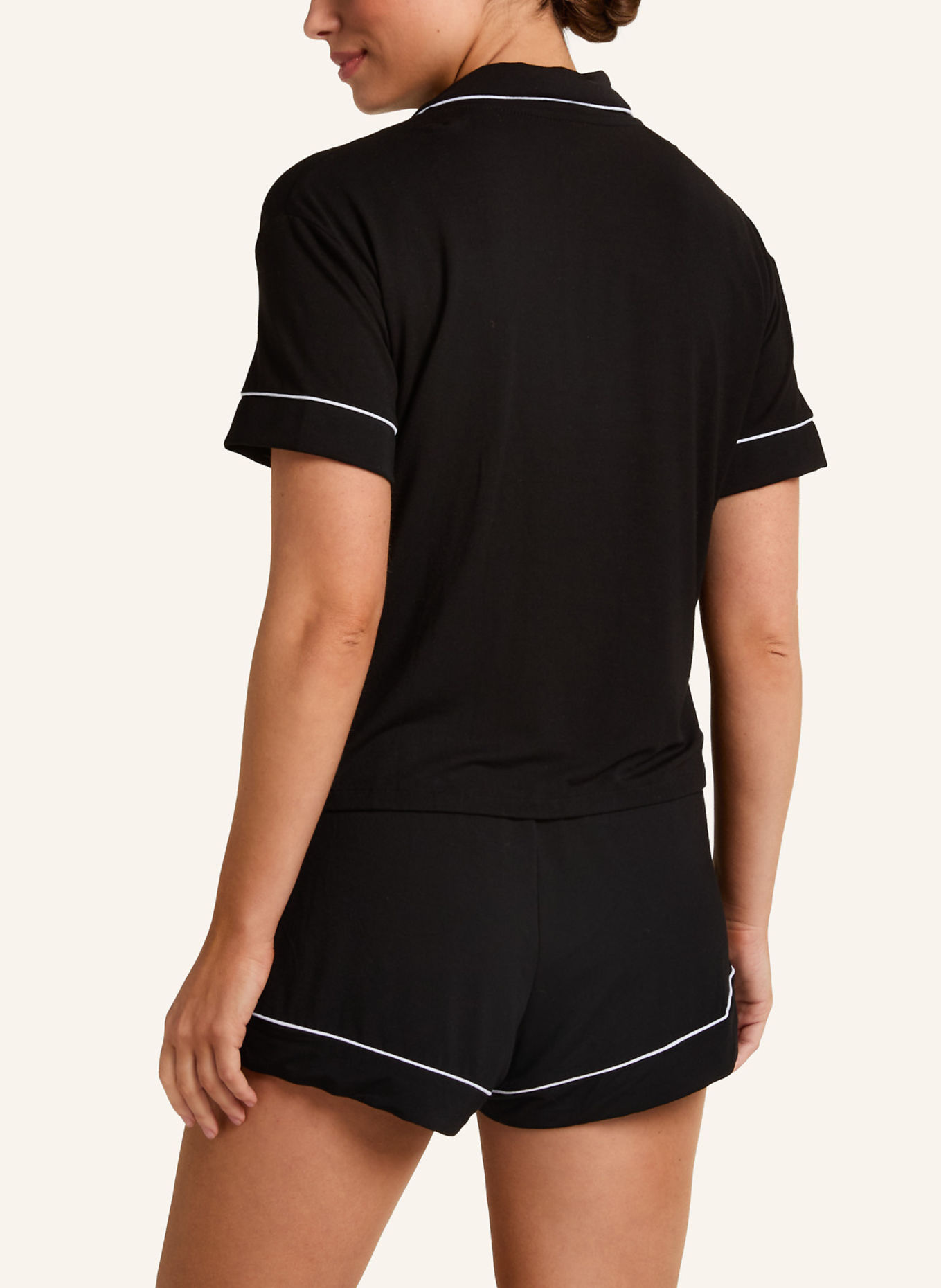 hunkemöller Schlafshirt ESSENTIAL: SCHWARZ