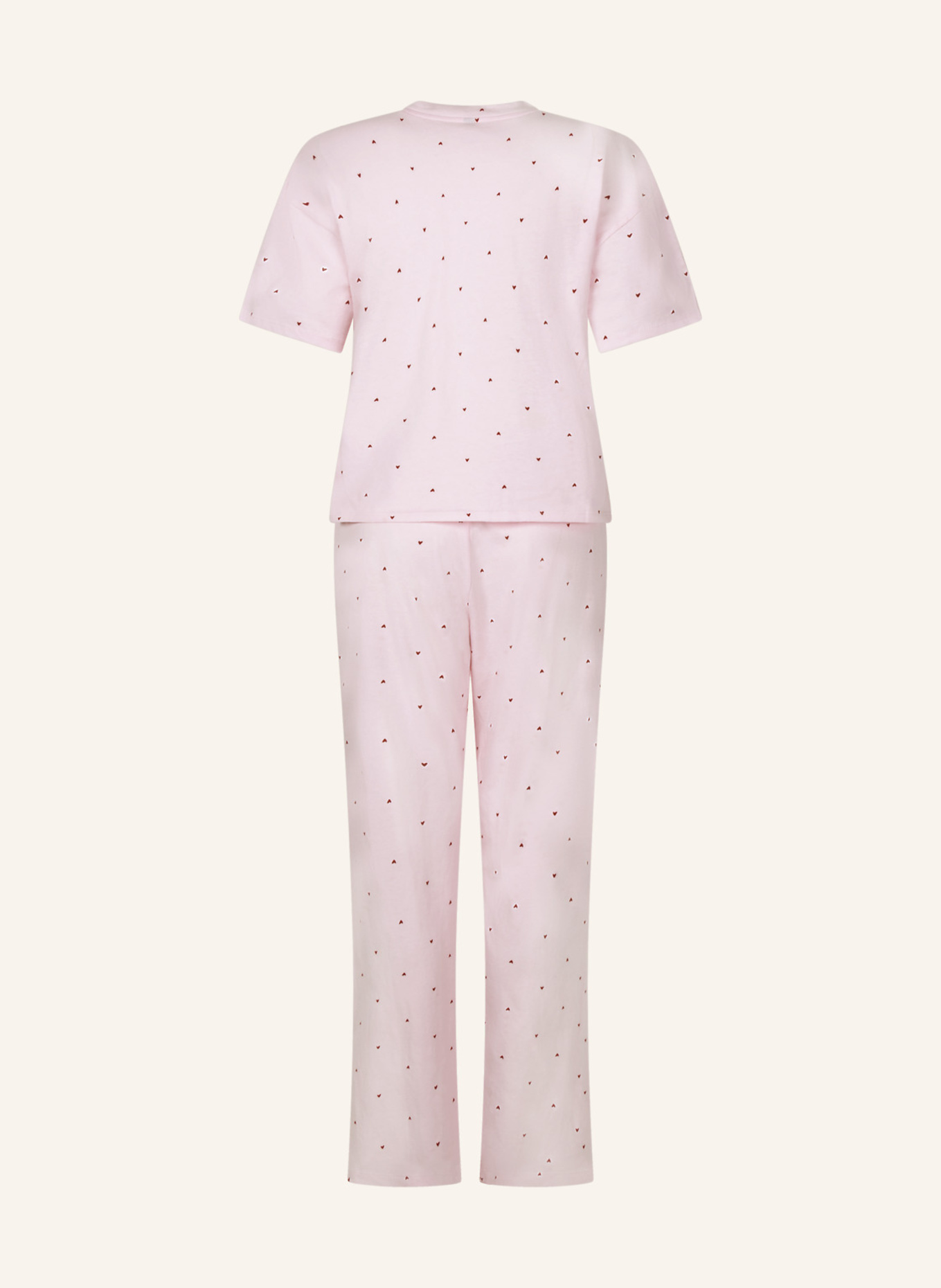 hunkemöller Schlafanzung COTTON PRINT: PINK