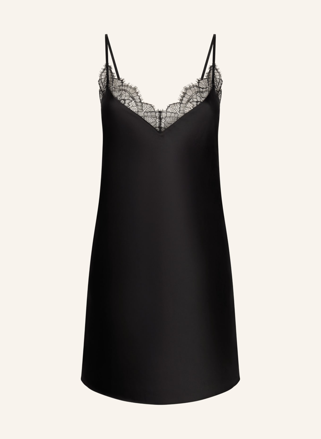 hunkemöller Slipdress LACE: SCHWARZ