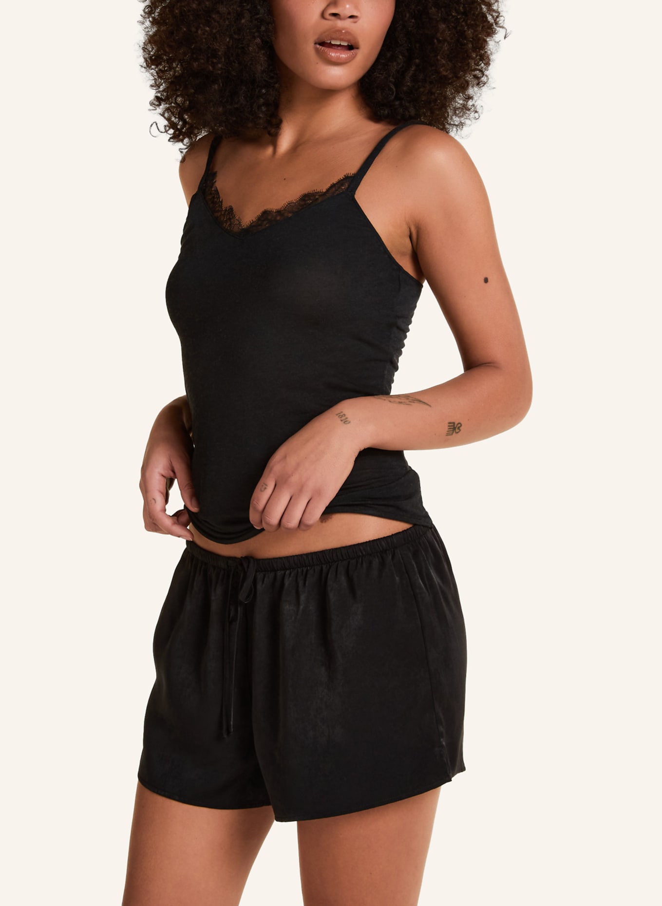 hunkemöller Top INTIMATES: SCHWARZ