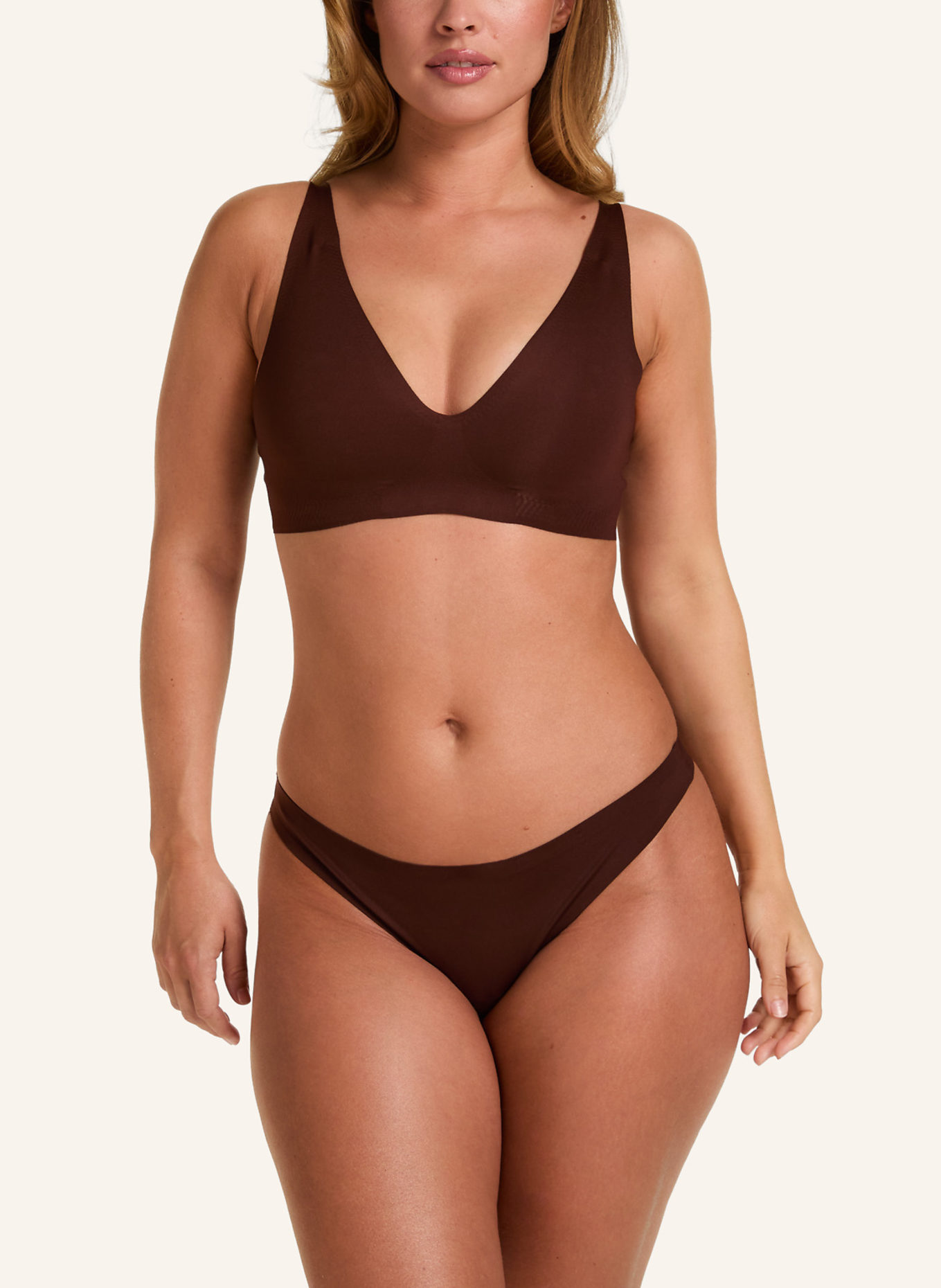 hunkemöller Bustier SUPER COMFORT: BRAUN