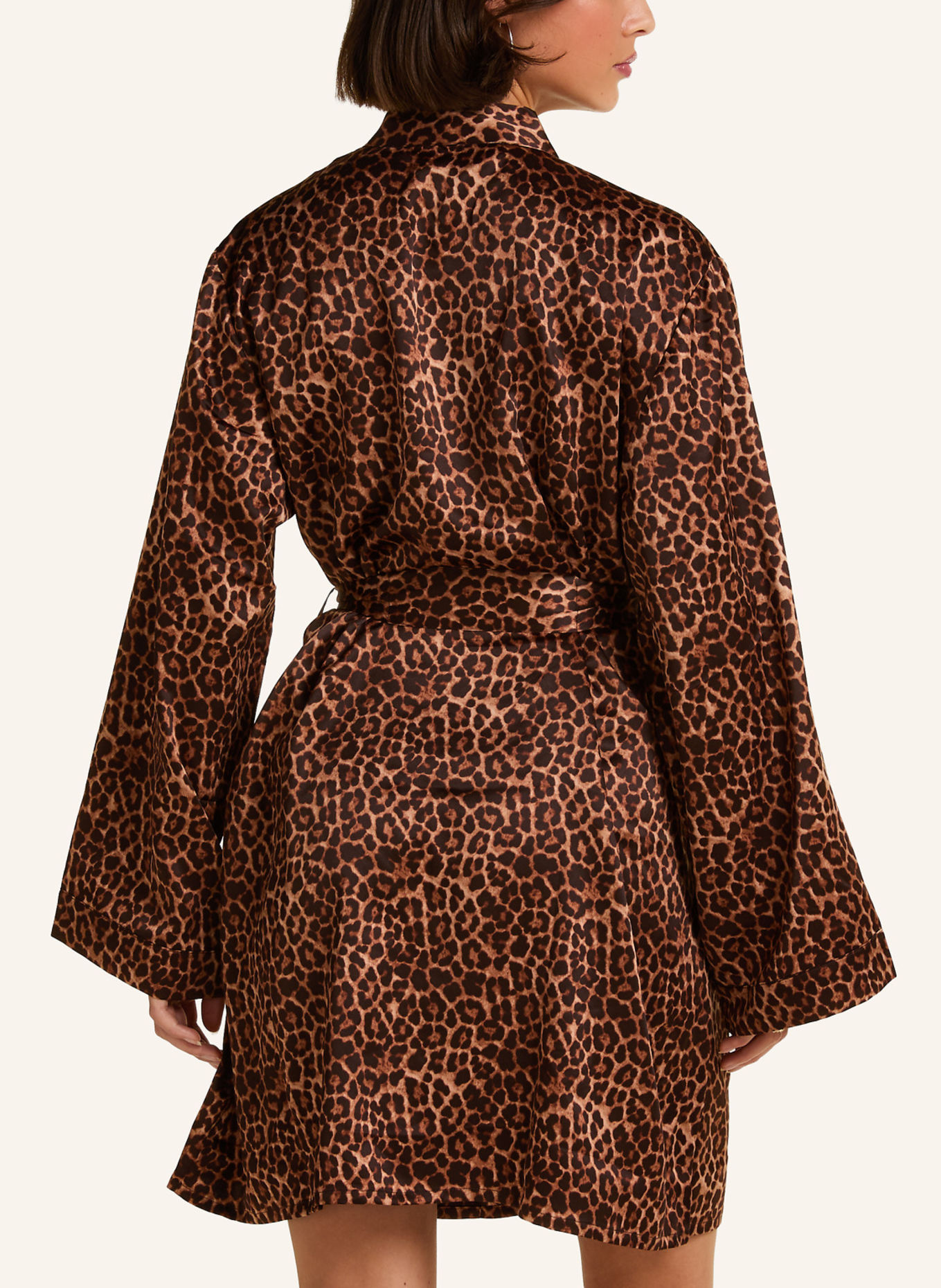 hunkemöller Bademantel LEO: SCHWARZ