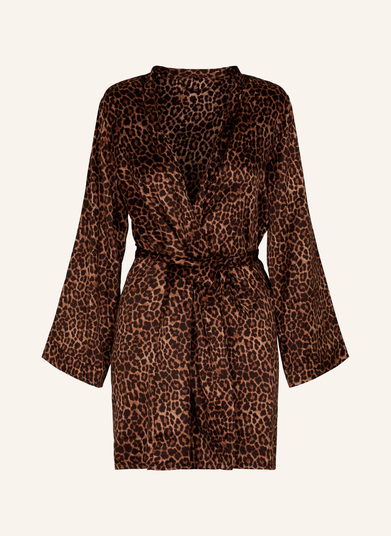 hunkemöller Bademantel LEO: SCHWARZ