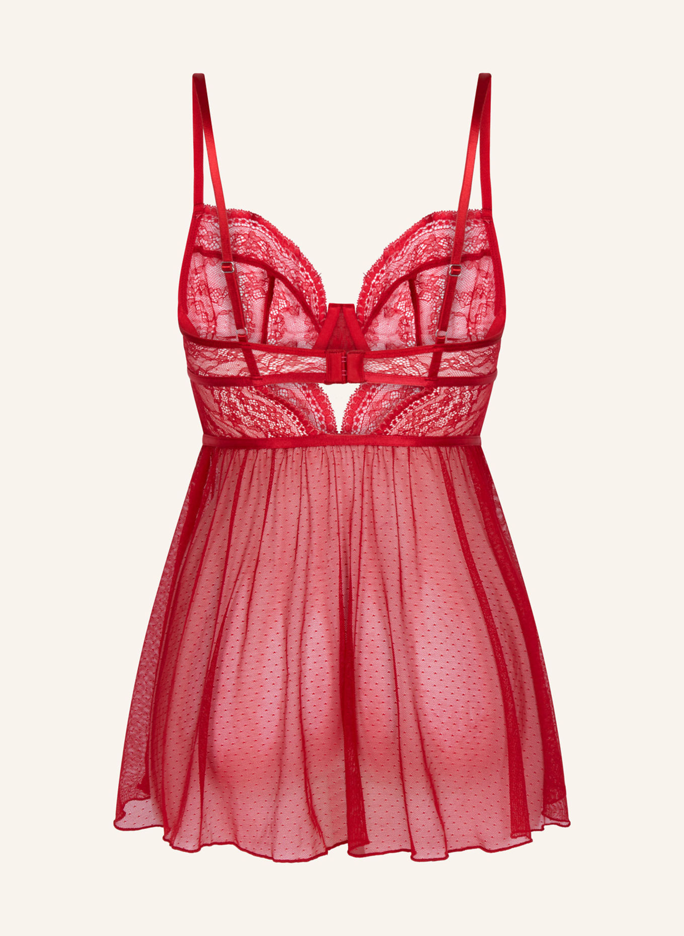 hunkemöller Slipdress ISABELLE: ROT
