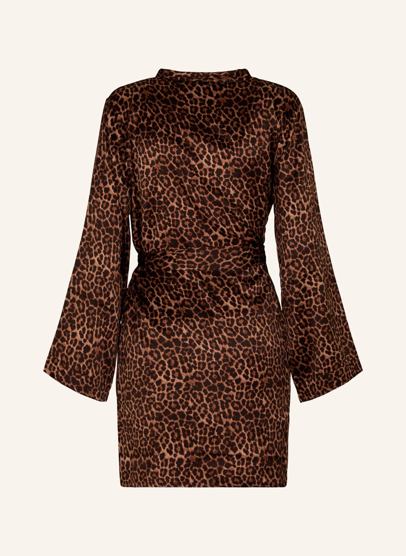 hunkemöller Bademantel LEO: SCHWARZ
