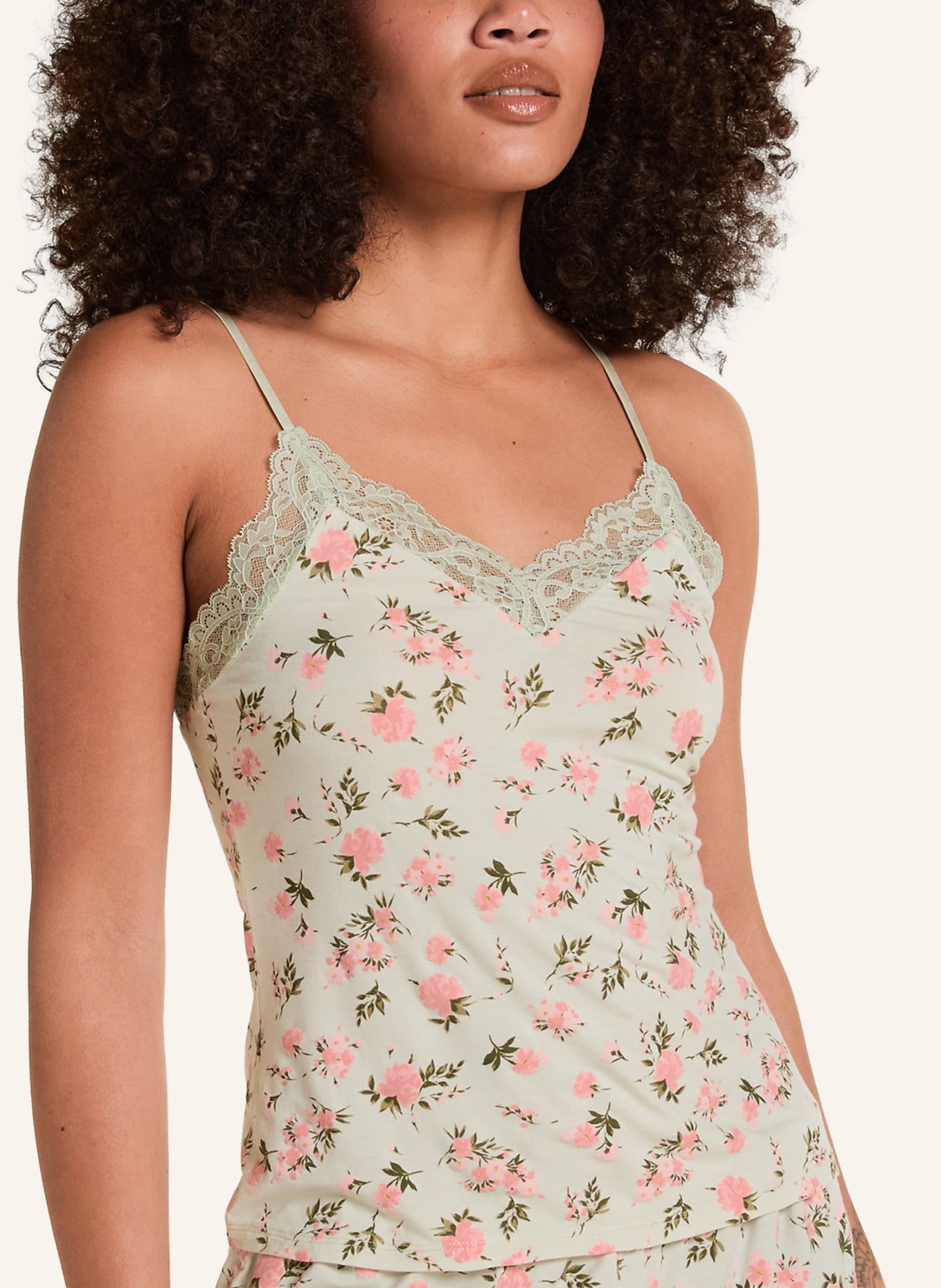 hunkemöller Schlafanzug NANA DAISY: GRÜN