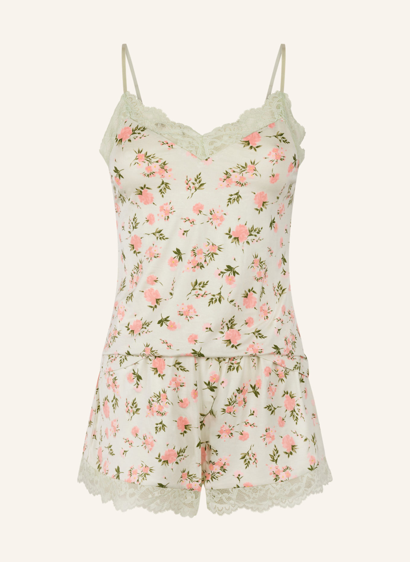 hunkemöller Schlafanzug NANA DAISY: GRÜN