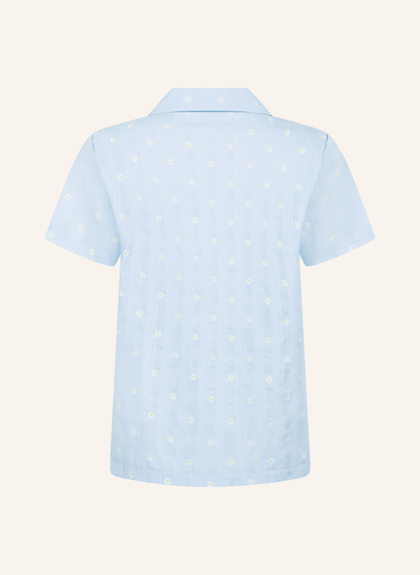 hunkemöller Schlafshirt WOVEN: BLAU