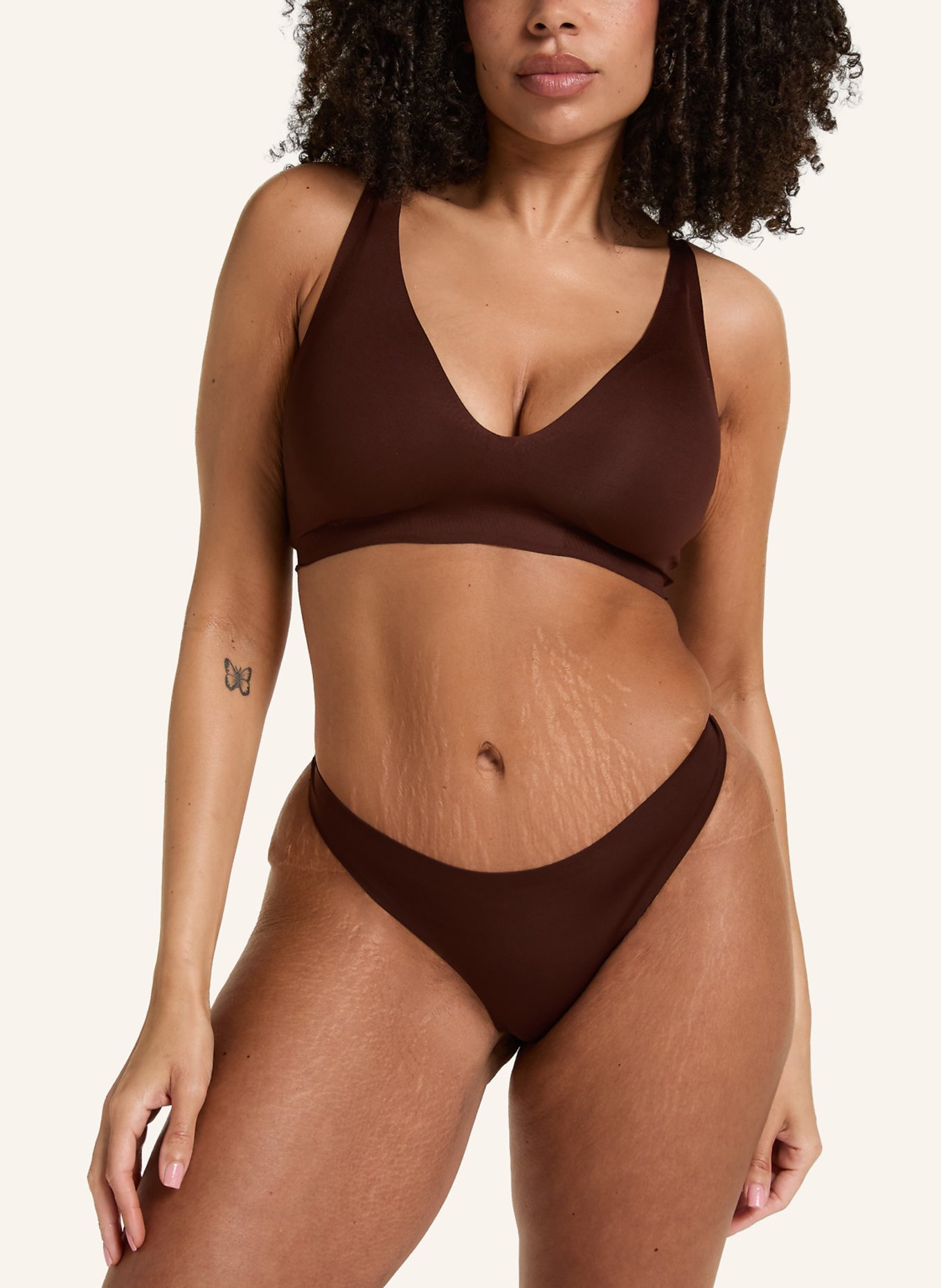 hunkemöller String SUPER COMFORT: BRAUN