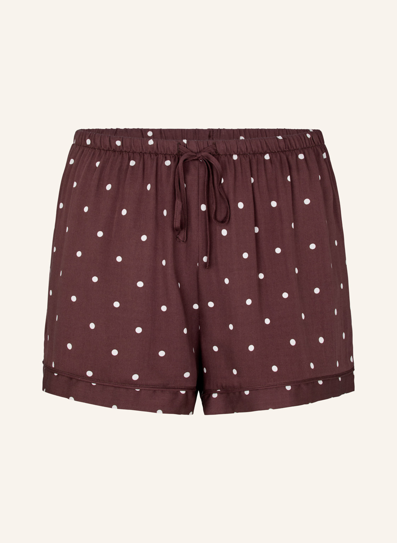 hunkemöller Schlafhose SATIN: BRAUN