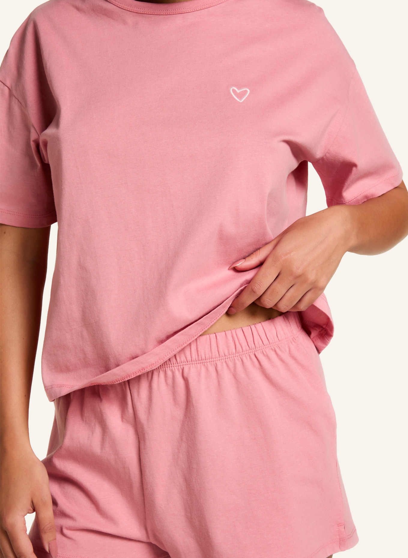 hunkemöller Schlafanzug COTTON: PINK