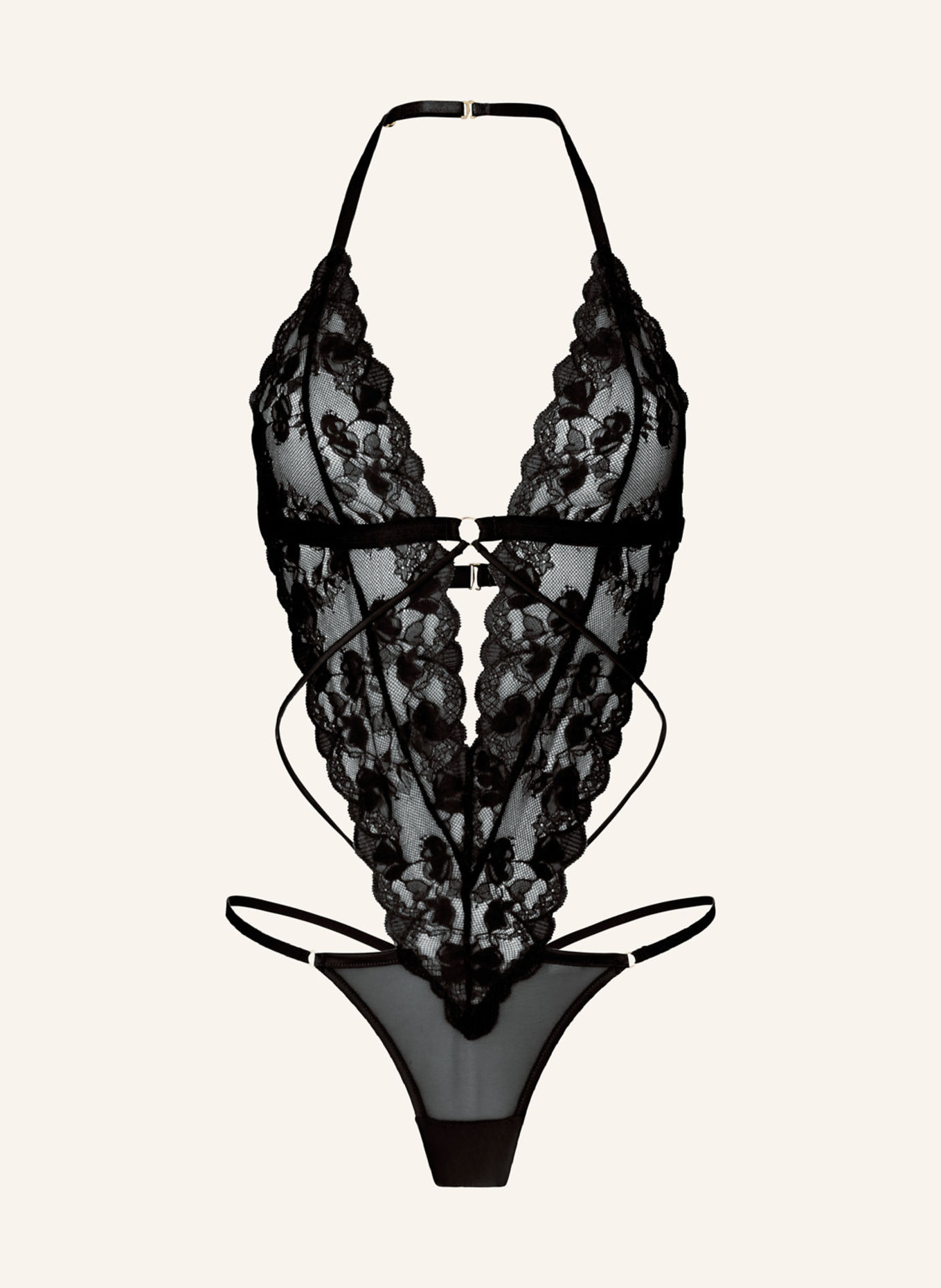 hunkemöller Body: SCHWARZ