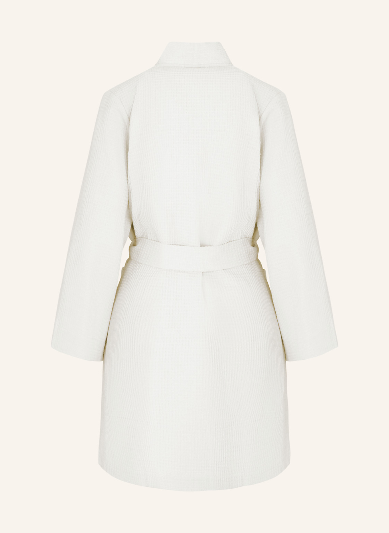 hunkemöller Bademantel WAFFLE: WEISS