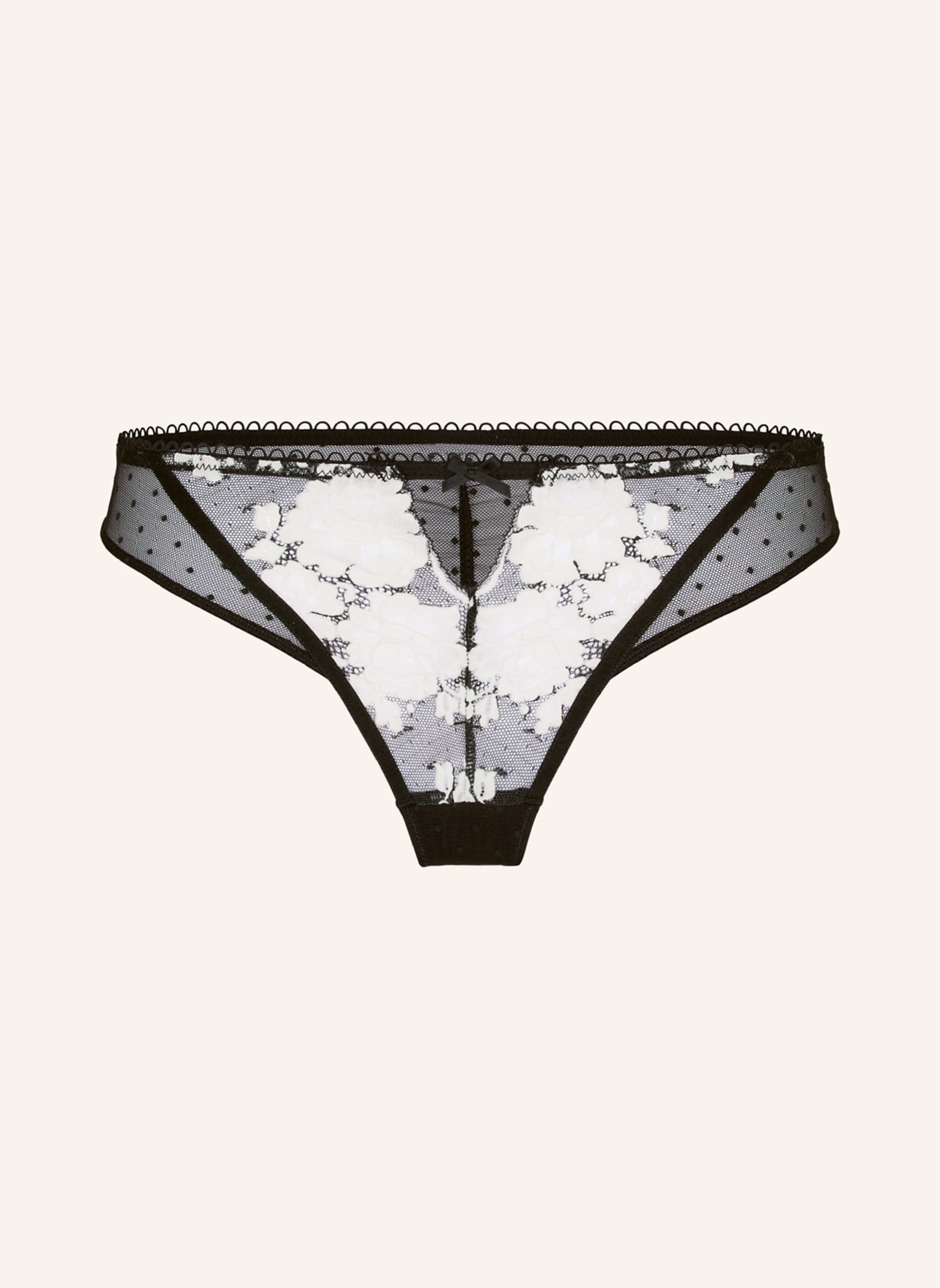 hunkemöller String LINDI: SCHWARZ