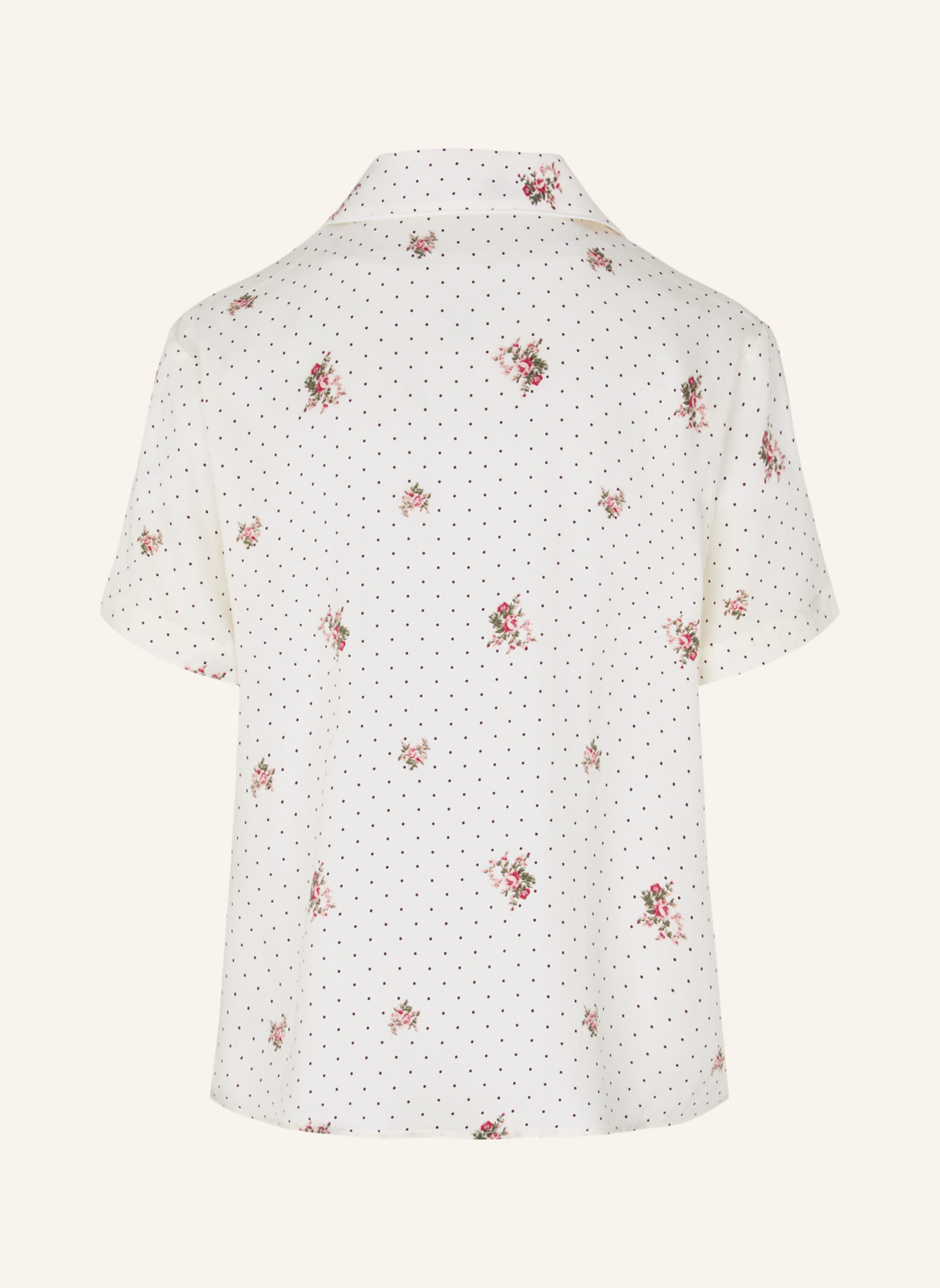 hunkemöller Schlafshirt SATIN: WEISS