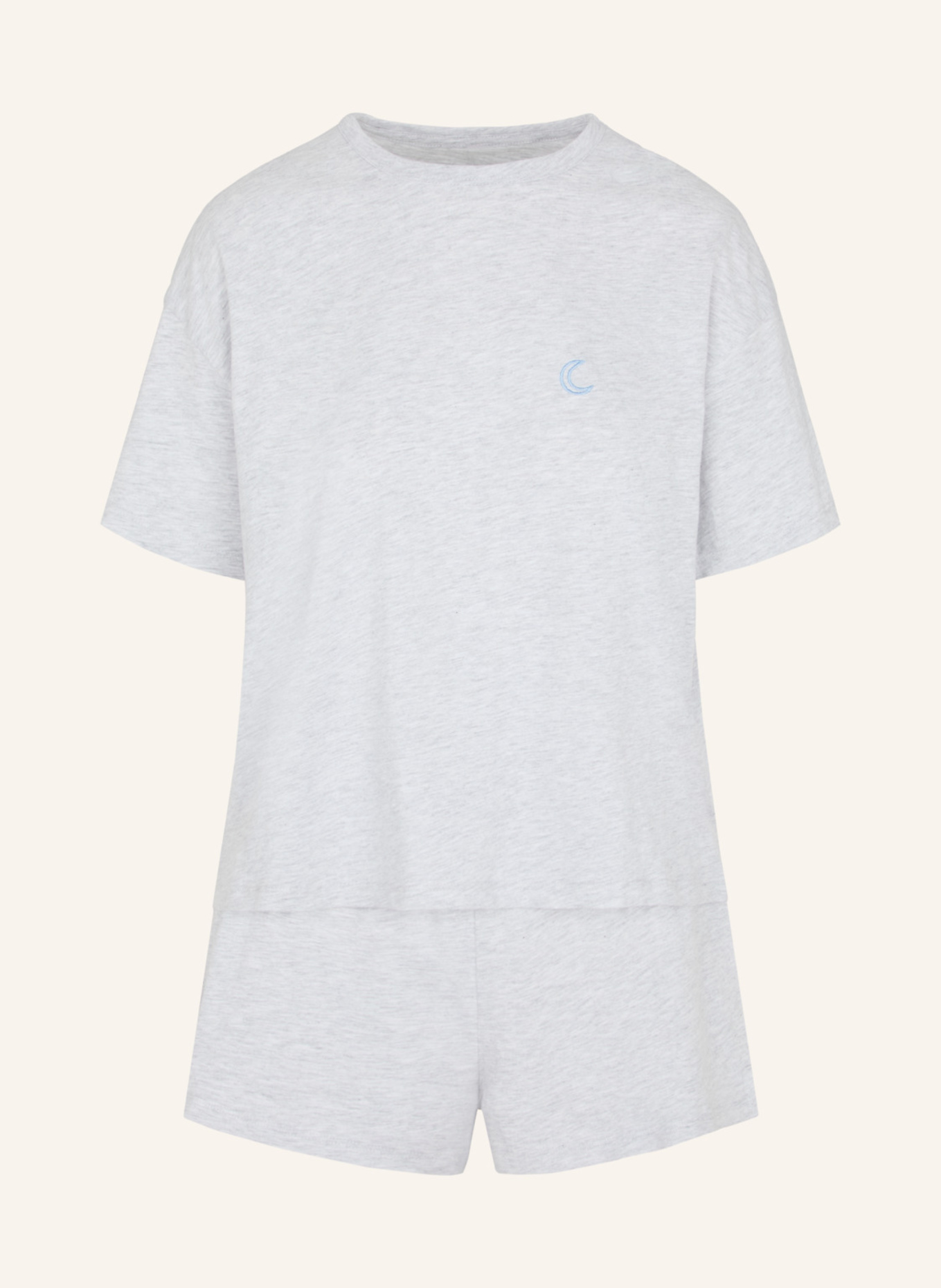 hunkemöller Schlafanzug COTTON: GRAU