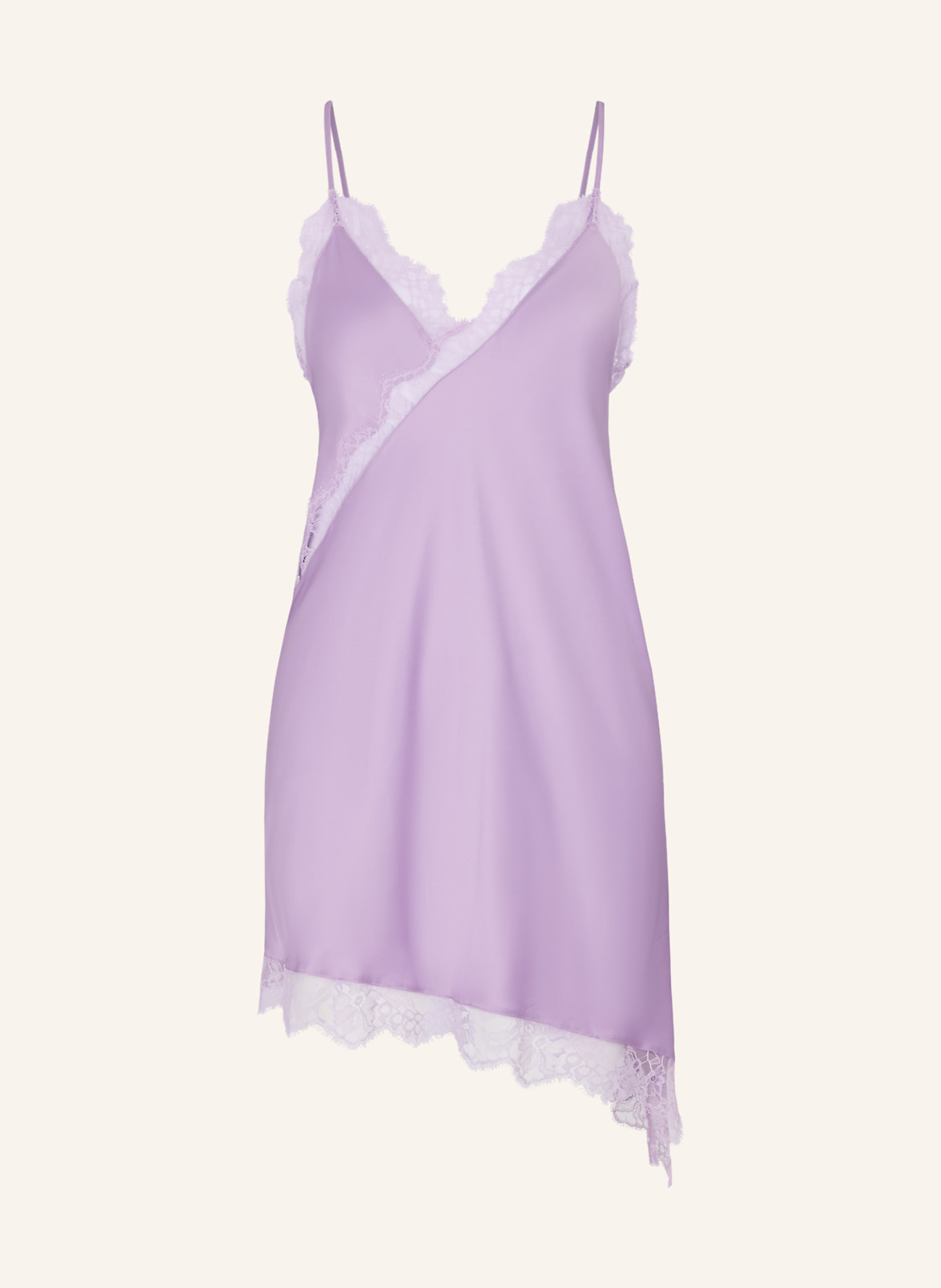 hunkemöller Slipdress ASYMMETRIC: LILA