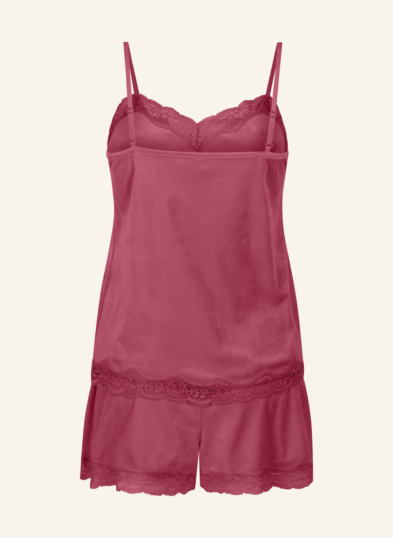 hunkemöller Schlafshirt VELOURS: PINK