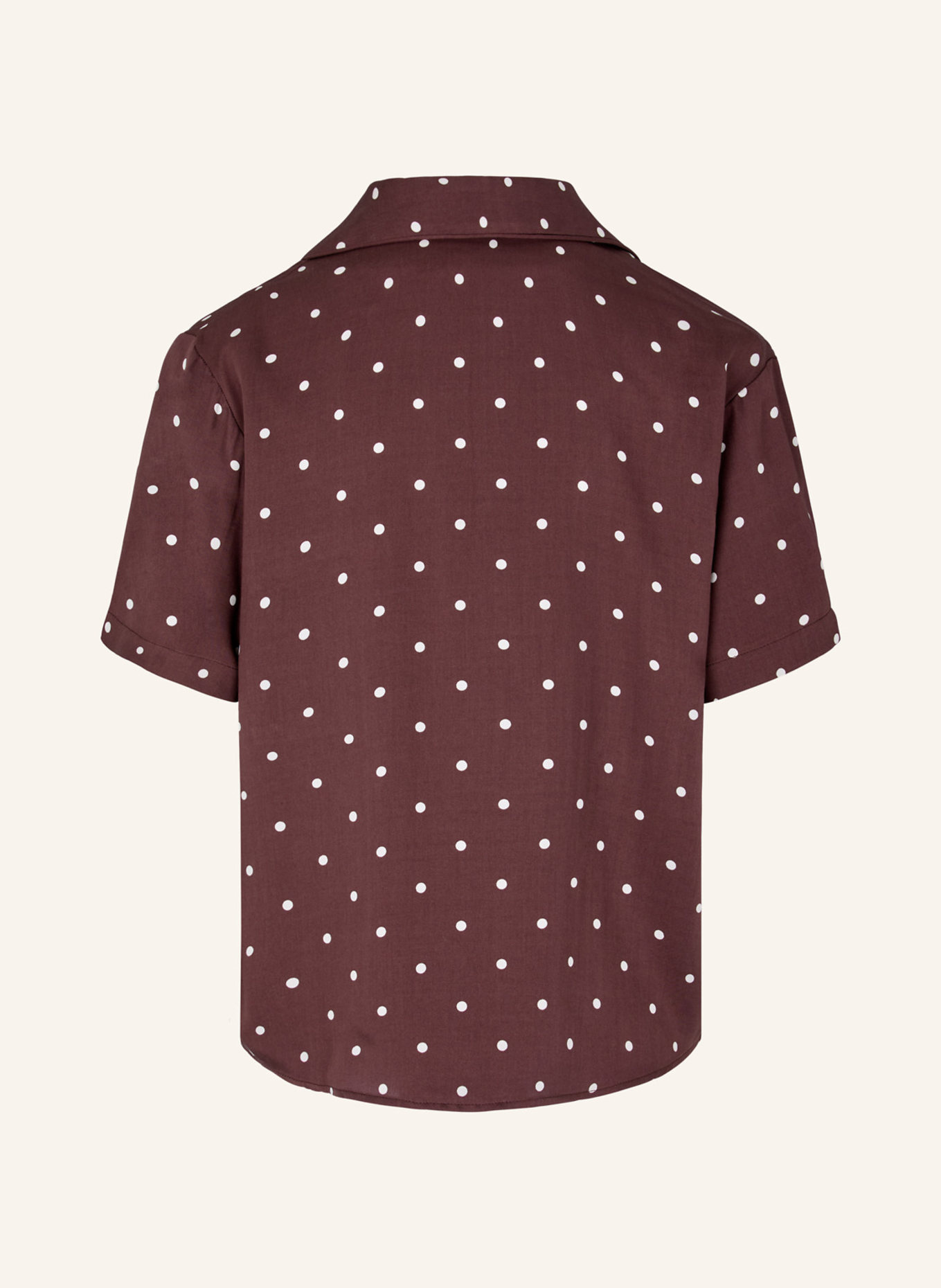 hunkemöller Schlafshirt SATIN: BRAUN