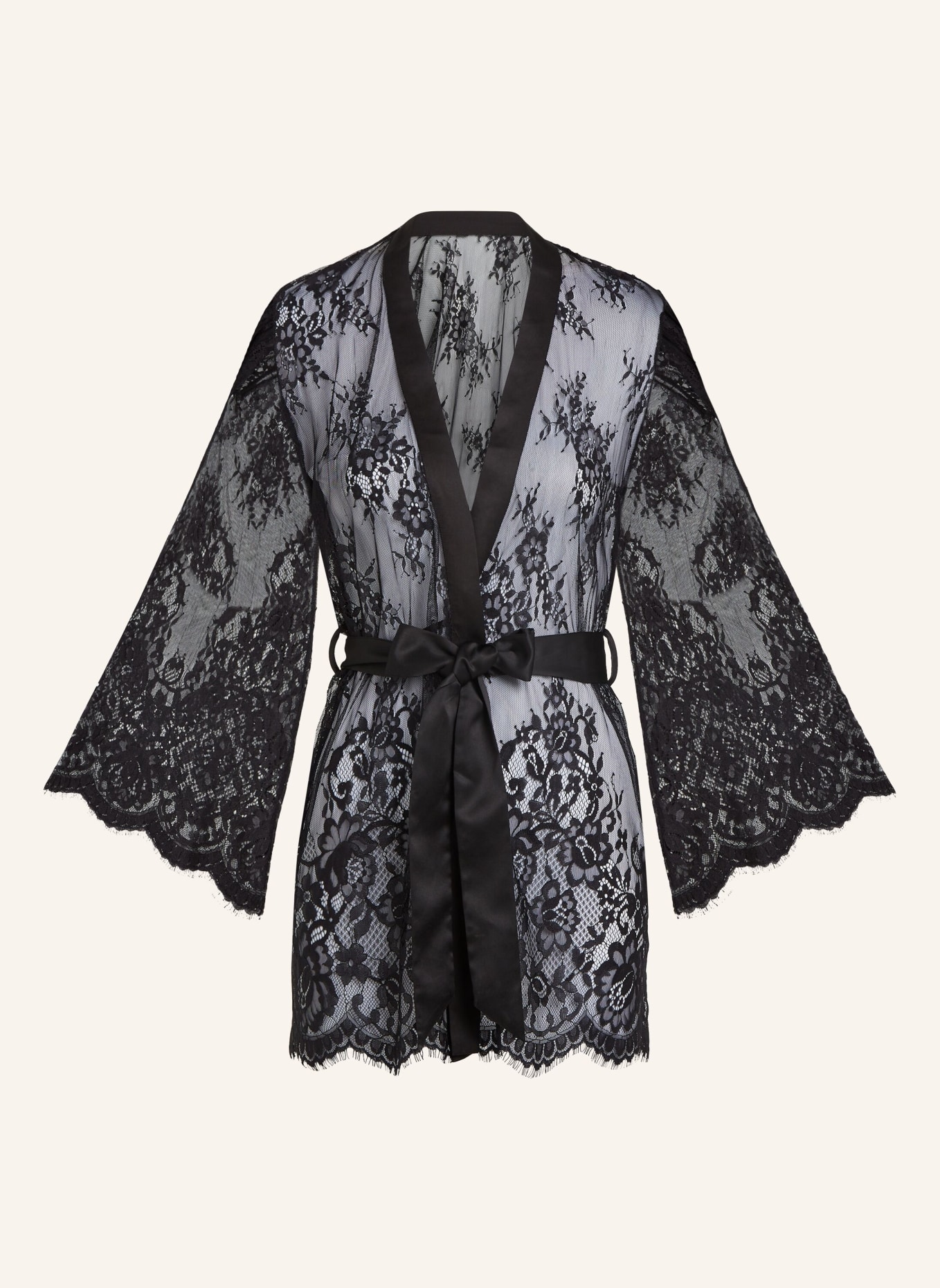 hunkemöller Kimono ISABELLE, Farbe: SCHWARZ (Bild 1)