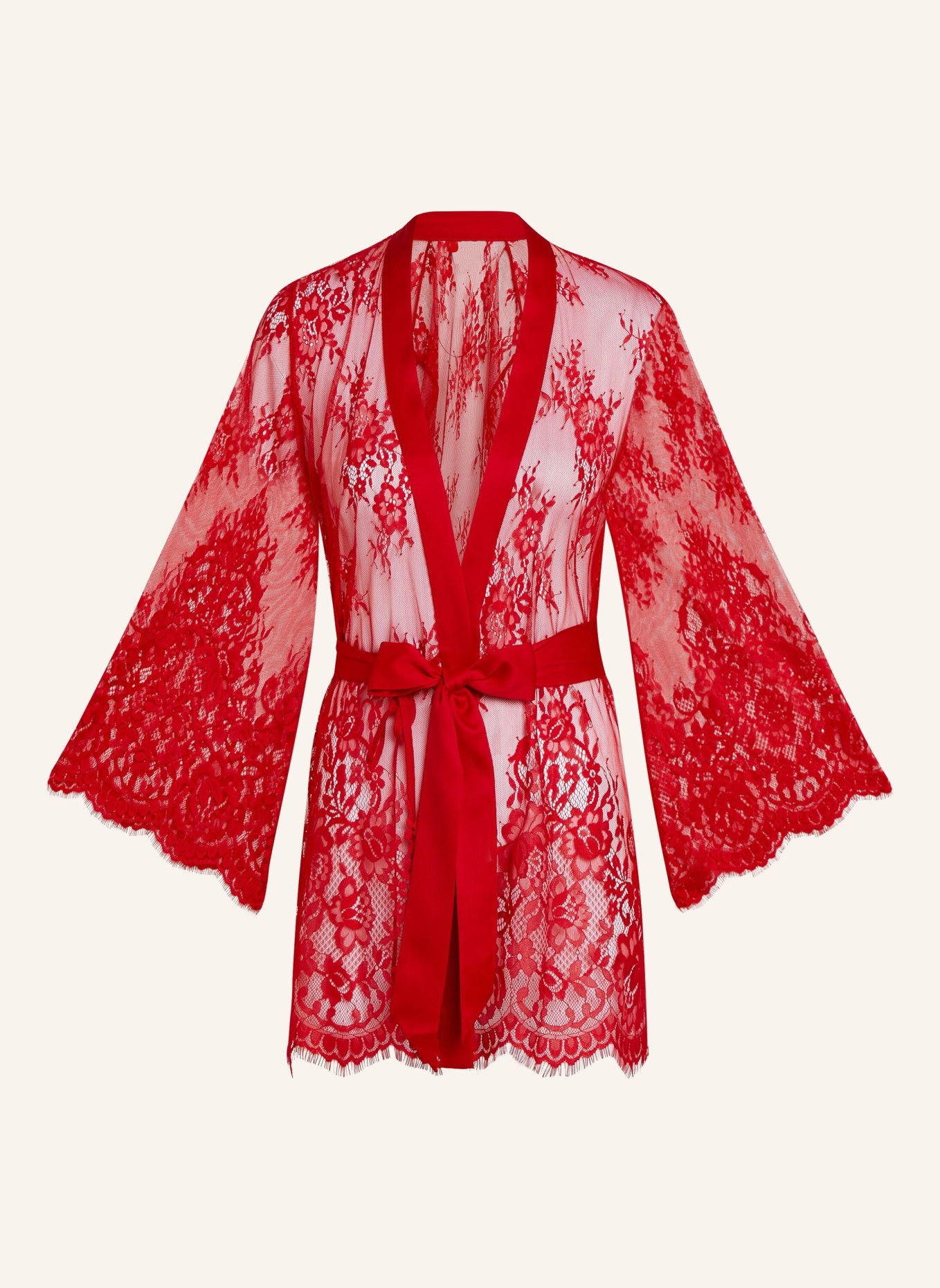 hunkemöller Kimono ISABELLE, Farbe: ROT (Bild 1)