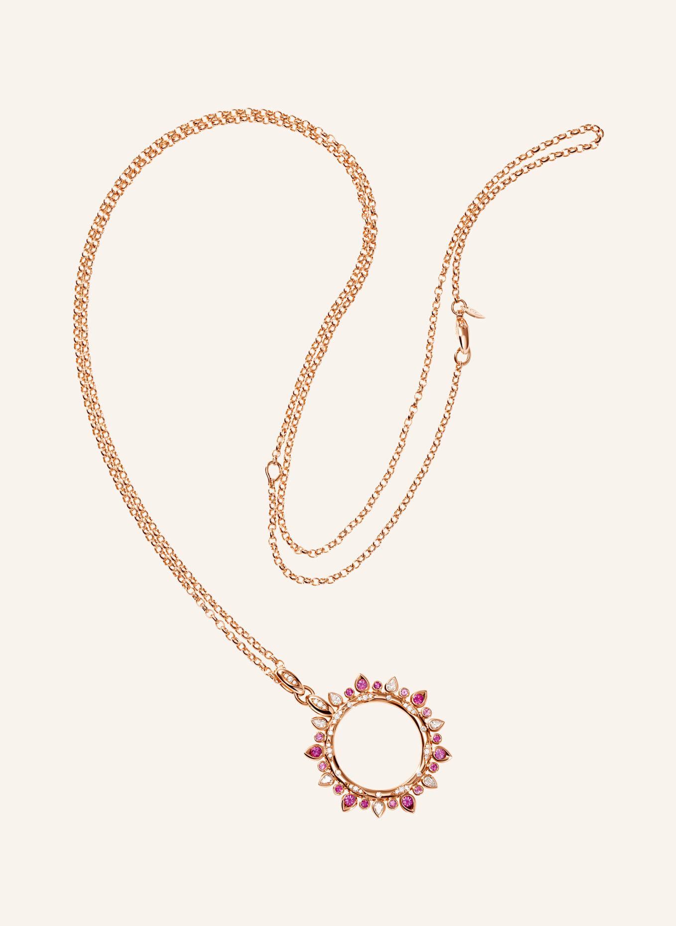 TAMARA COMOLLI Anhänger PENDANT GYPSY 'BLUSH' SUN LARGE 18K Roségold, Farbe: ROSÉGOLD (Bild 5)