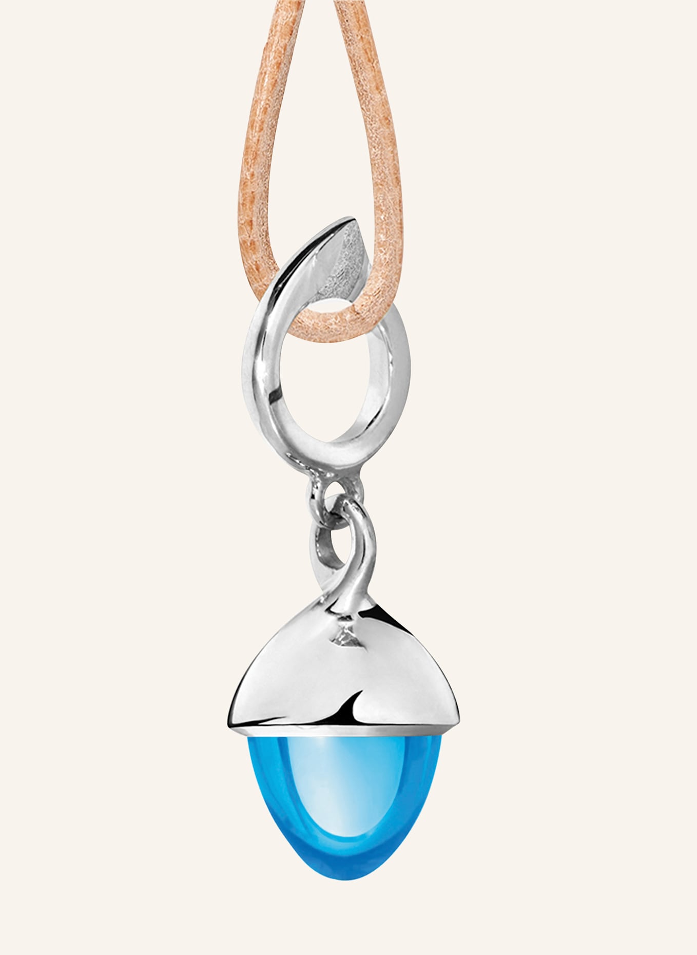 TAMARA COMOLLI Anhänger PENDANT MIKADO FLAMENCO SWISS TOPAZ Swiss Topas 18K Weißgold: WEISSGOLD