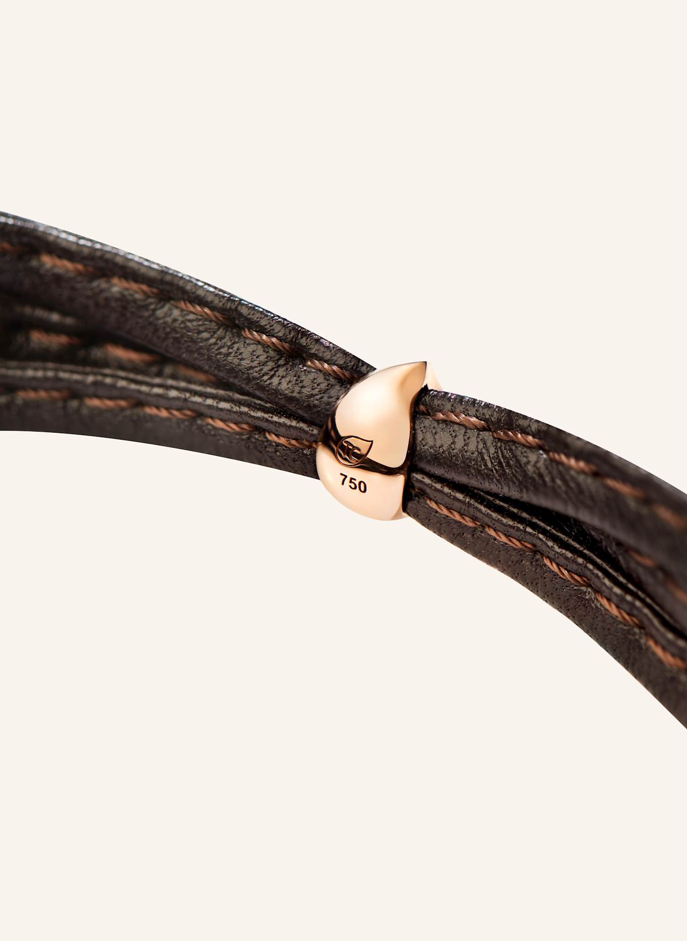 TAMARA COMOLLI Charm SIGNATURE DROP CLASP aus 18 Karat Roségold: ROSÉGOLD