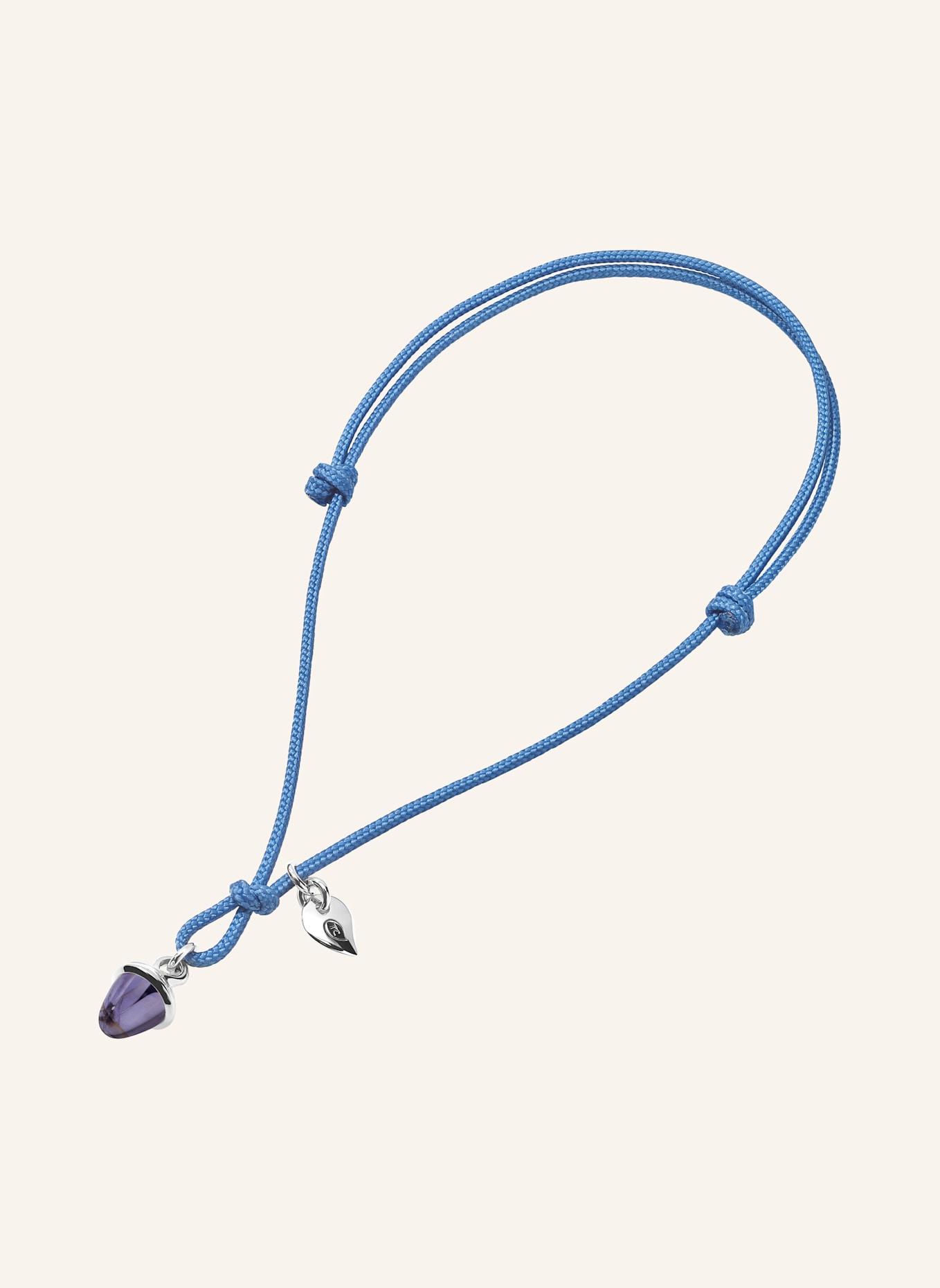 TAMARA COMOLLI Armband BRACELET 'MYMIKADO' WITH IOLITE aus 18 Karat Weißgold mit Iolith: WEISSGOLD