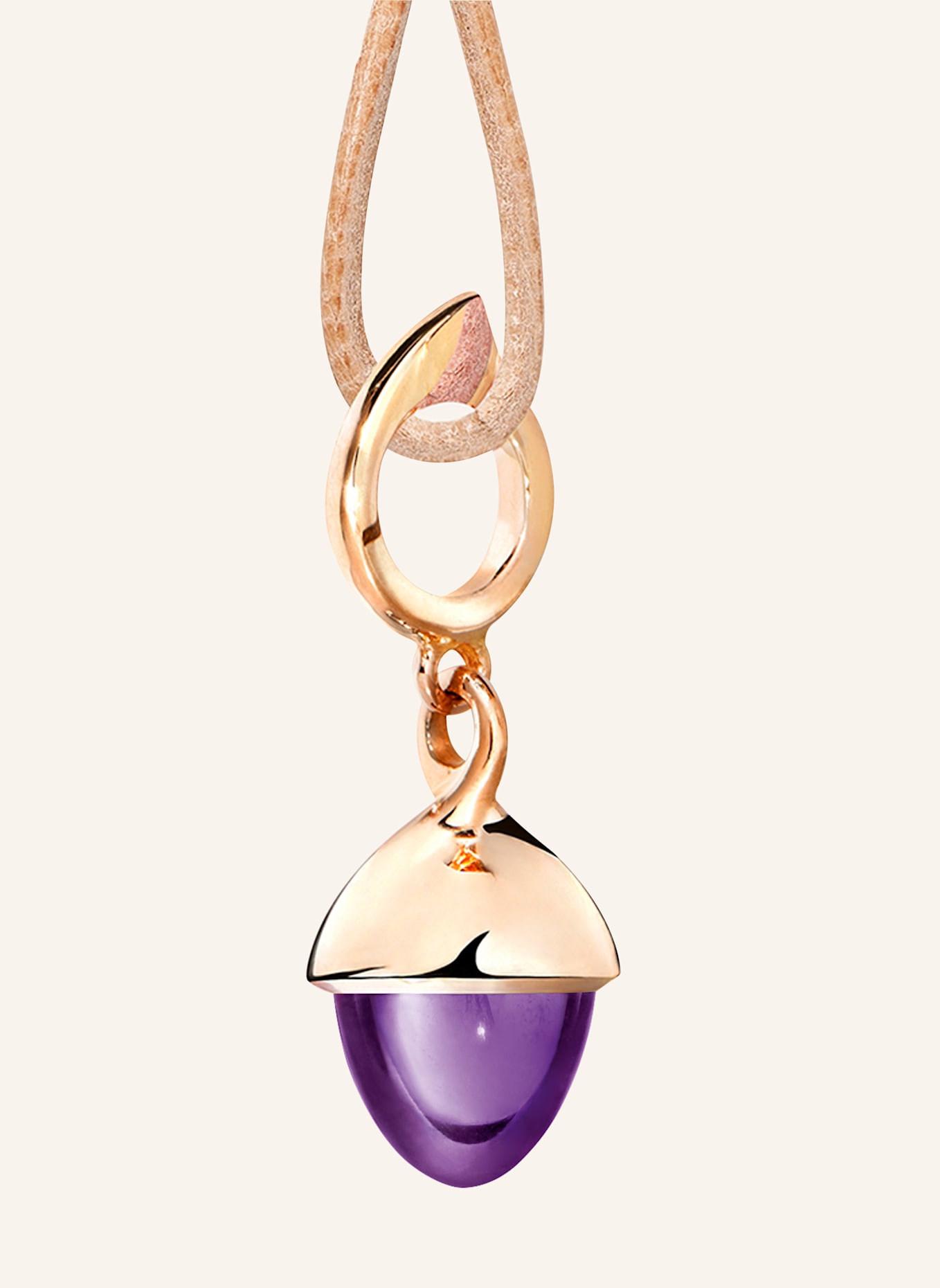 TAMARA COMOLLI Anhänger PENDANT MIKADO FLAMENCO AMETHYST Amethyst 18K Roségold: ROSÉGOLD