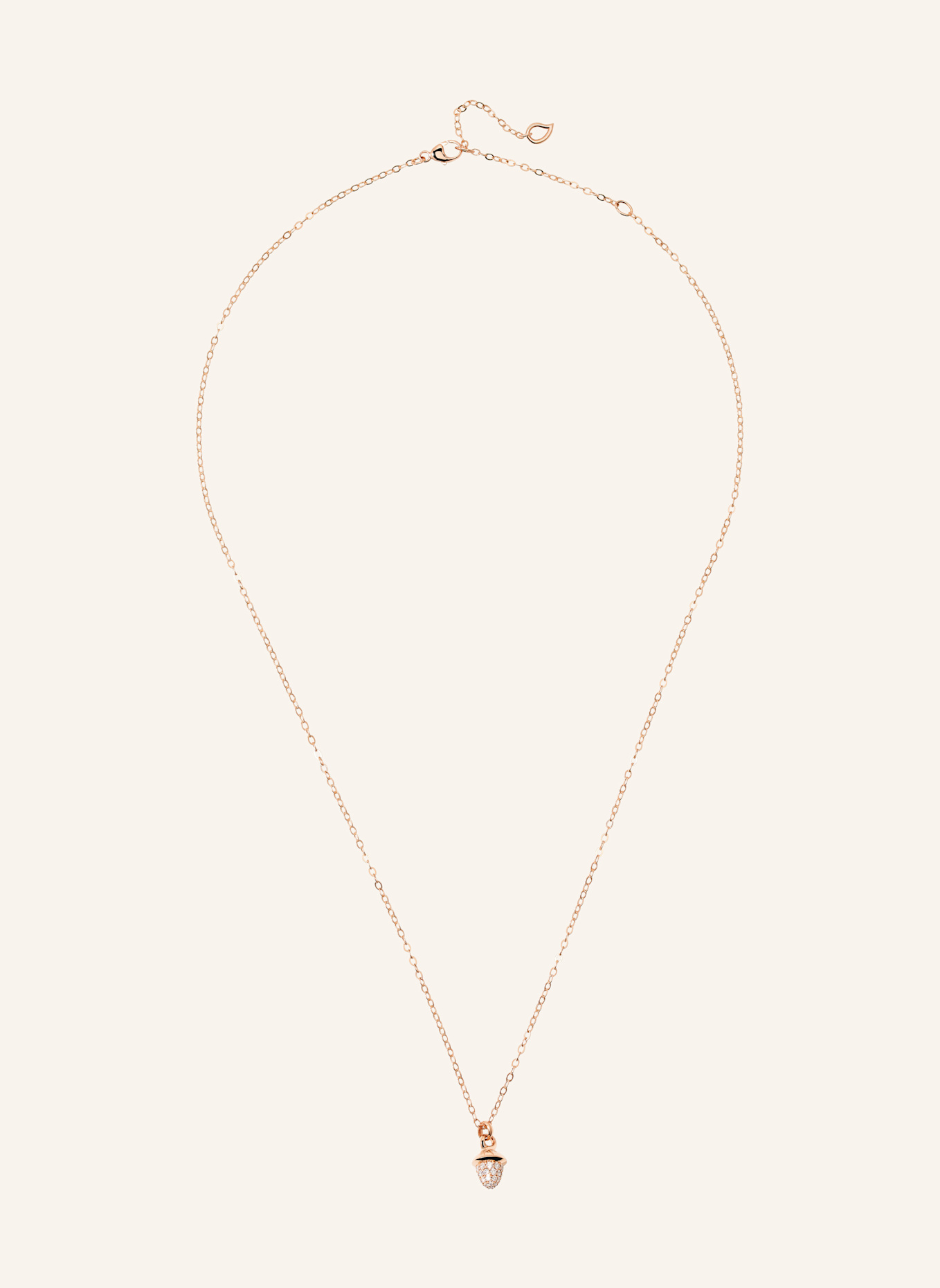 TAMARA COMOLLI Halskette NECKLACE 'MYMIKADO' WITH DIAMOND PAVÉ aus 18 Karat Roségold mit Diamant Pavé: ROSÉGOLD