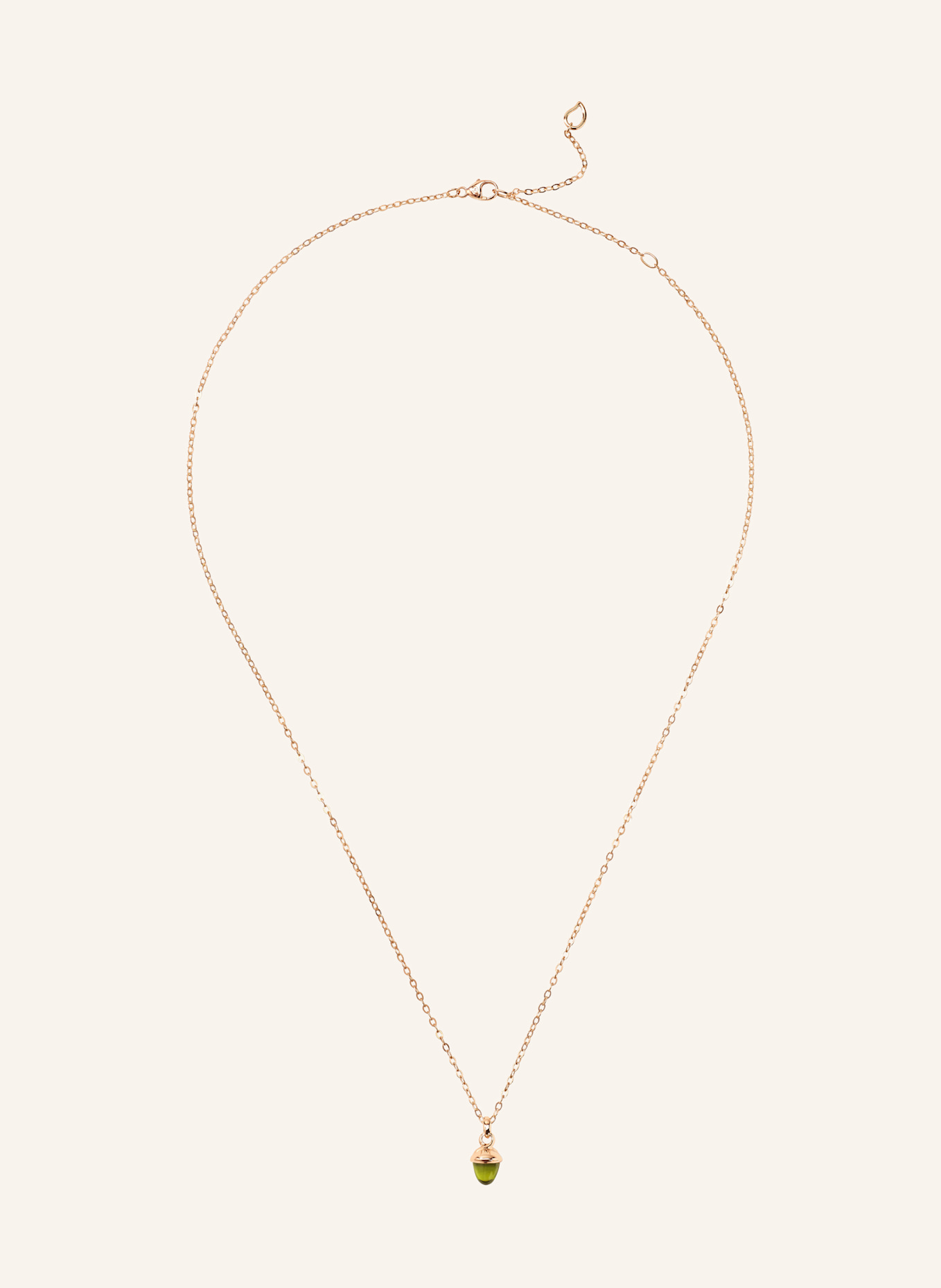 TAMARA COMOLLI Halskette NECKLACE 'MYMIKADO' WITH PERIDOT aus 18K Roségold mit Peridot: ROSÉGOLD