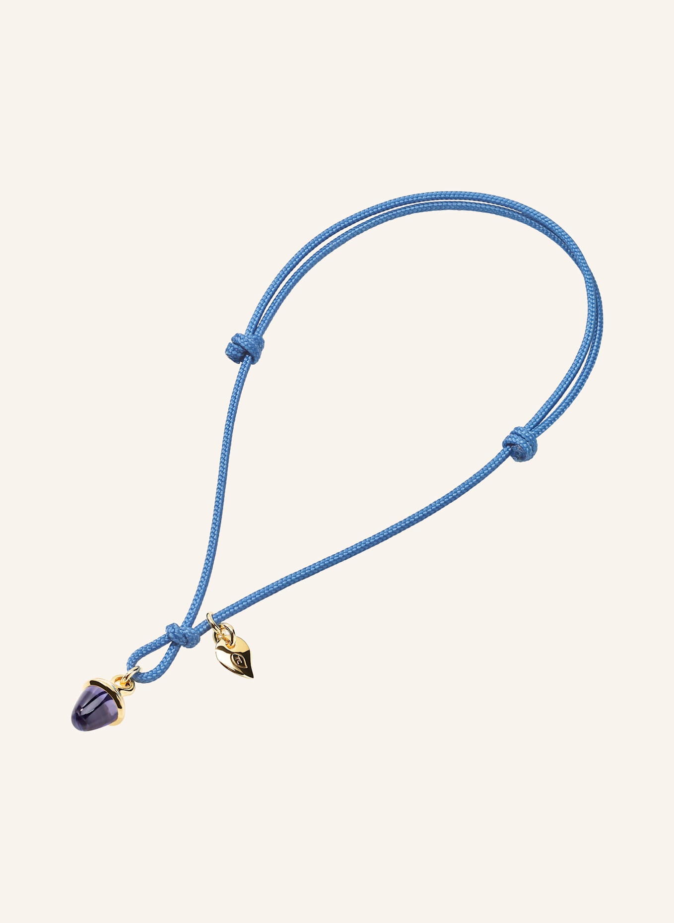 TAMARA COMOLLI Armband BRACELET 'MYMIKADO' WITH IOLITE aus 18 Karat Gelbgold mit Iolith: GOLD