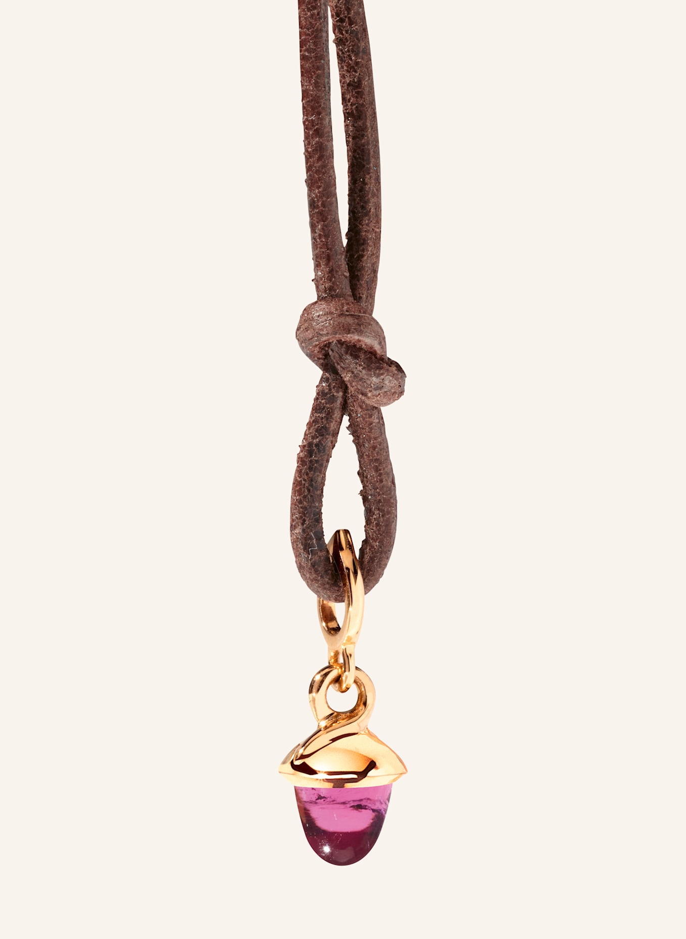 TAMARA COMOLLI Anhänger PENDANT MINIMIKADO TOURMALINE ROSE 18K Roségold: ROSÉGOLD