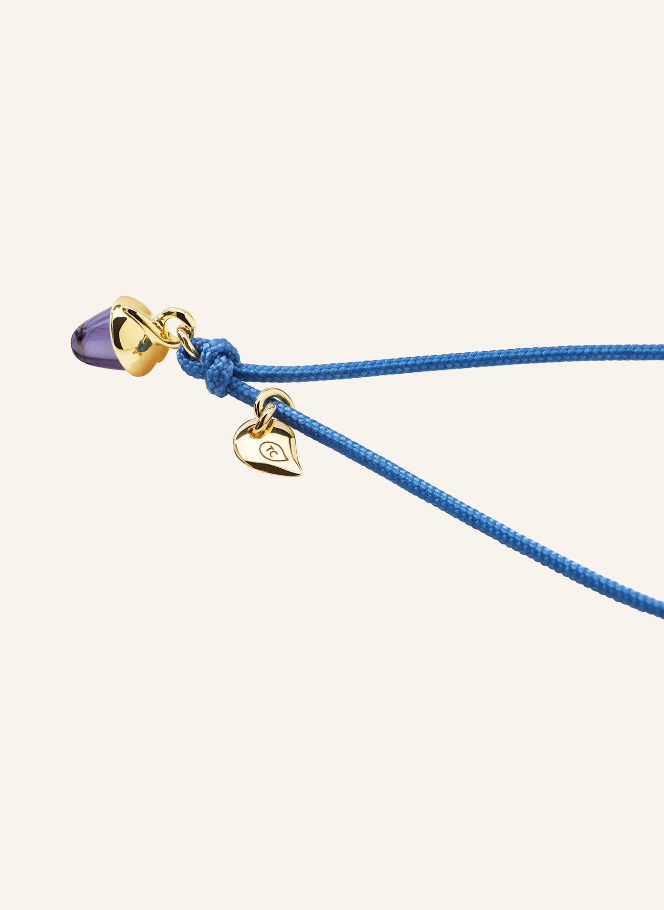 TAMARA COMOLLI Armband BRACELET 'MYMIKADO' WITH IOLITE aus 18 Karat Gelbgold mit Iolith: GOLD