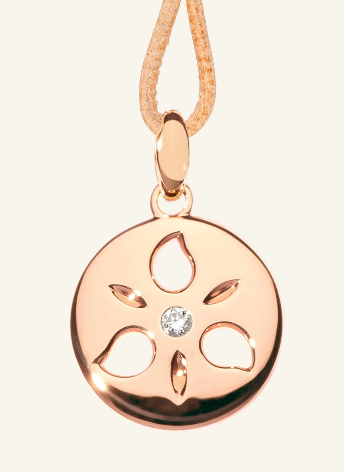 TAMARA COMOLLI Anhänger PENDANT SAND DOLLAR SMALL 18K Roségold: ROSÉGOLD